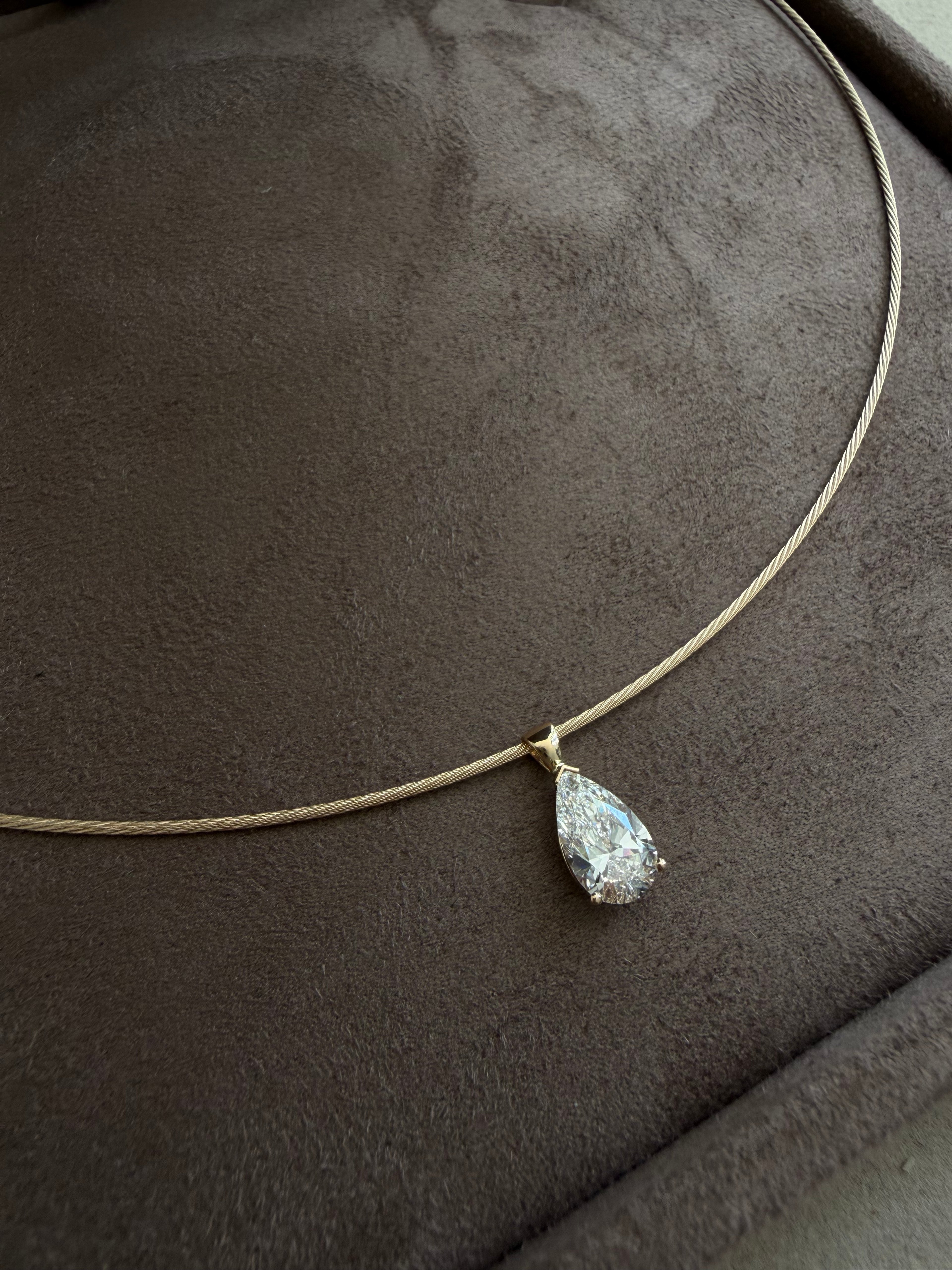 Pear Collar Necklace