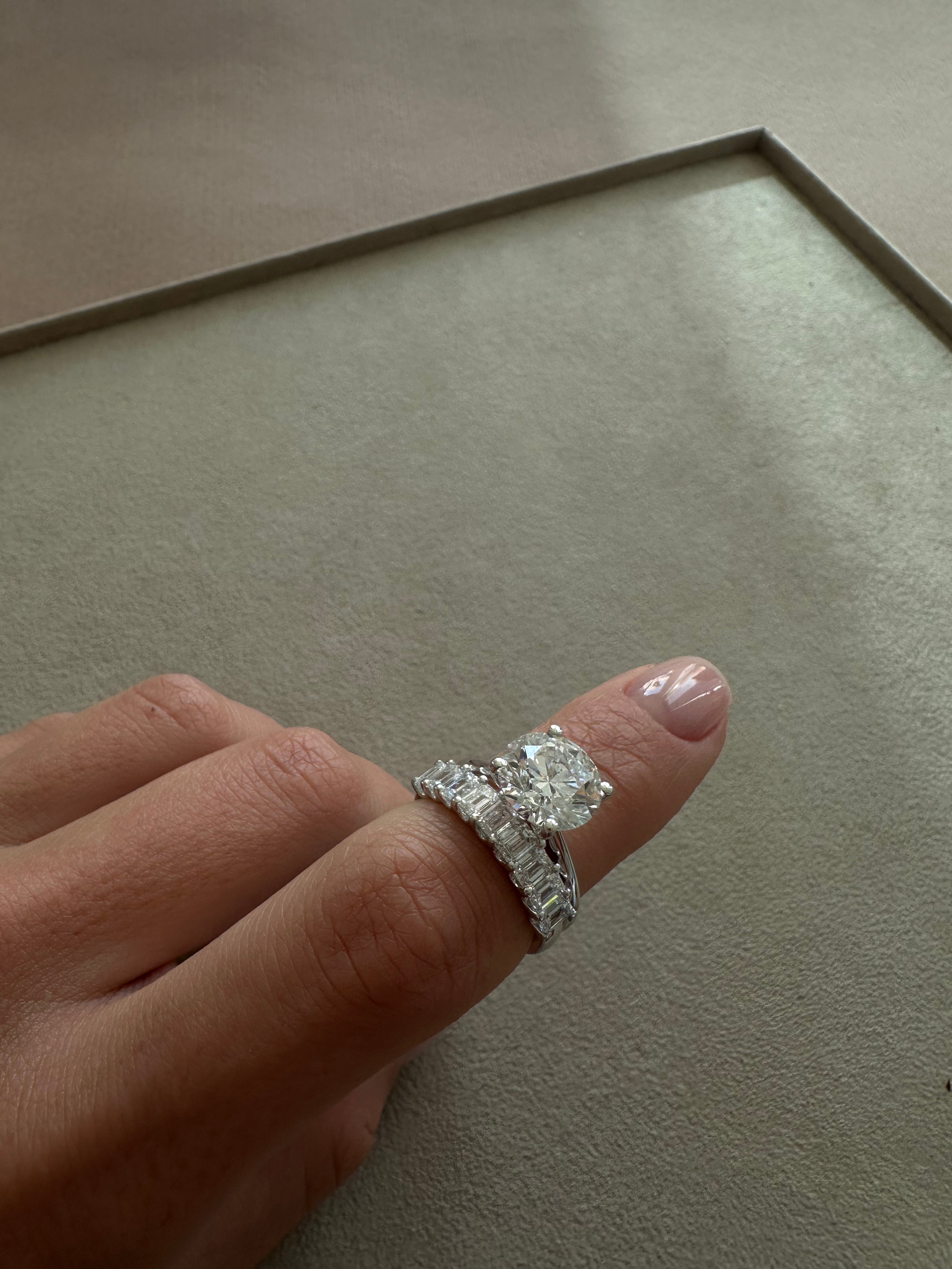 Emerald Full Eternity Band