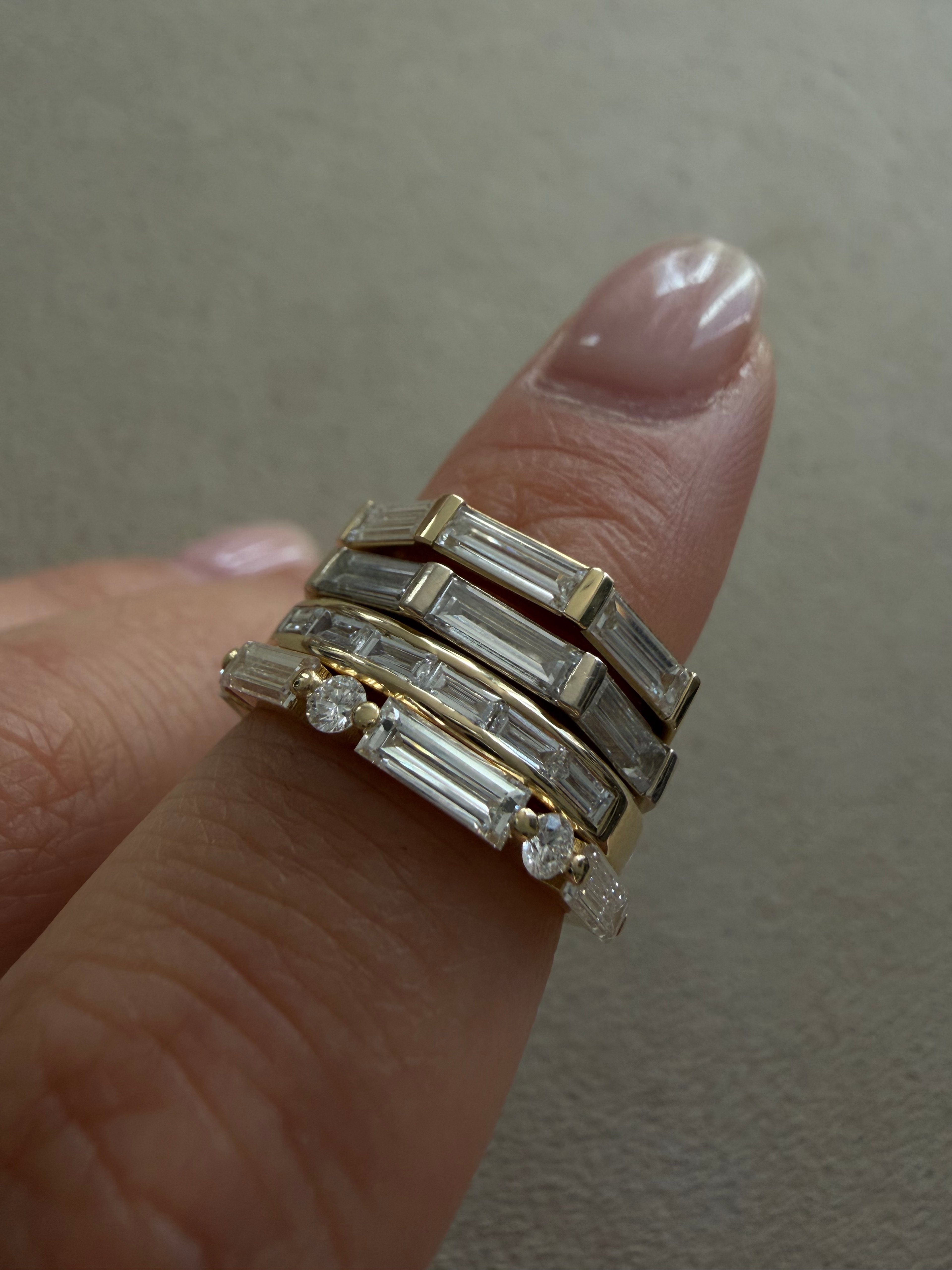 Channel Baguette Ring