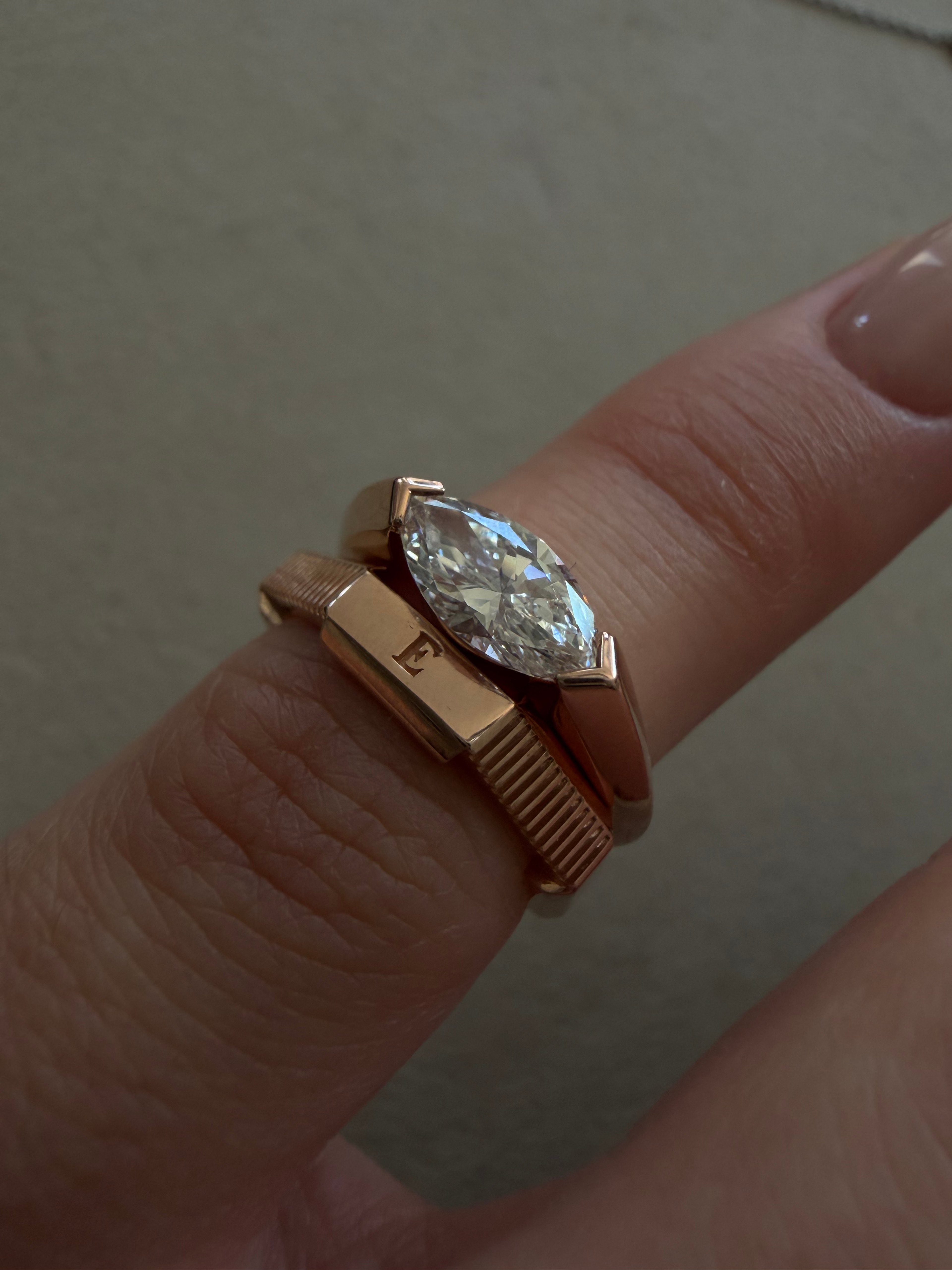 East West Marquise Ring