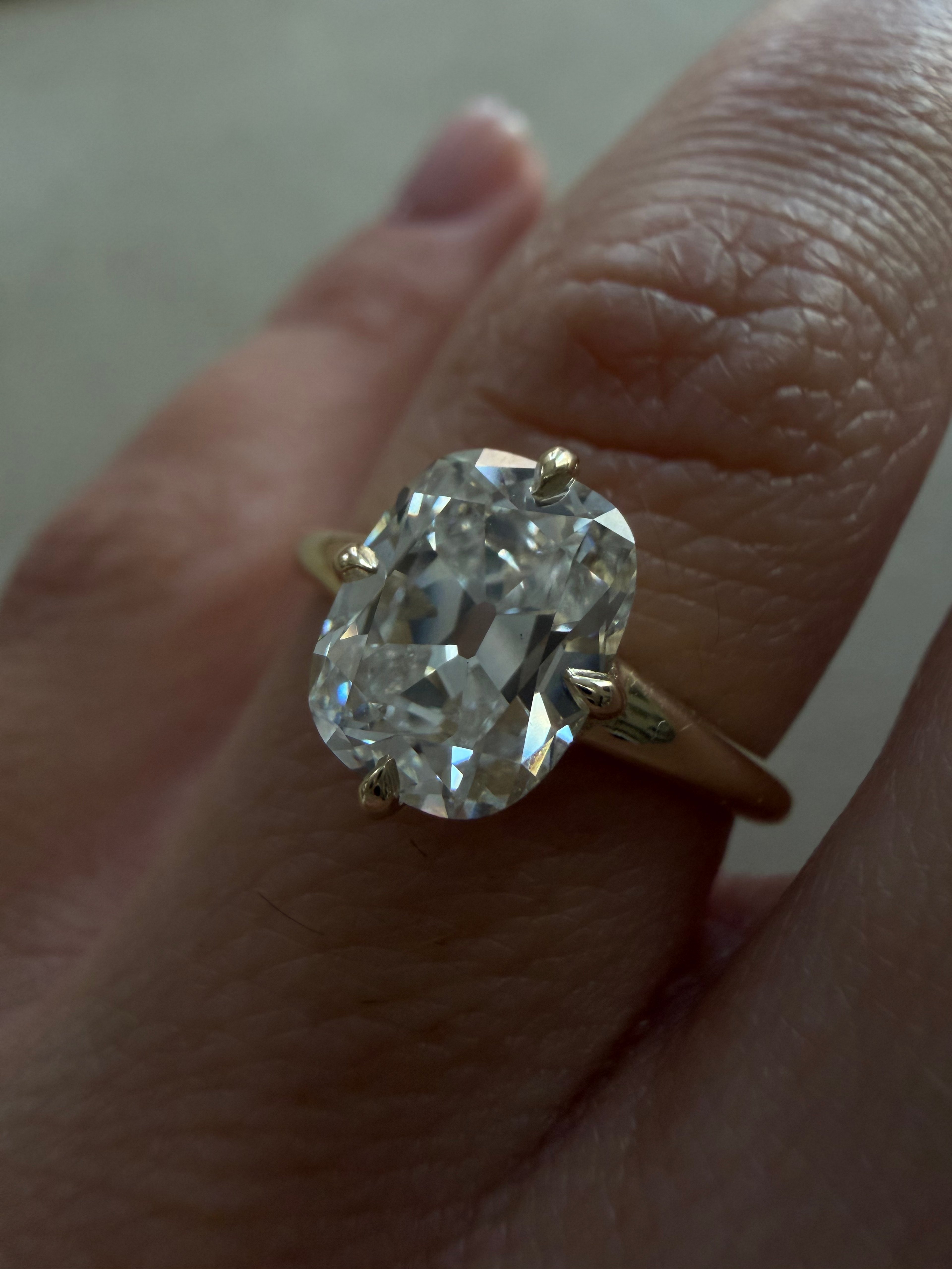 Old Cut Solitaire Ring