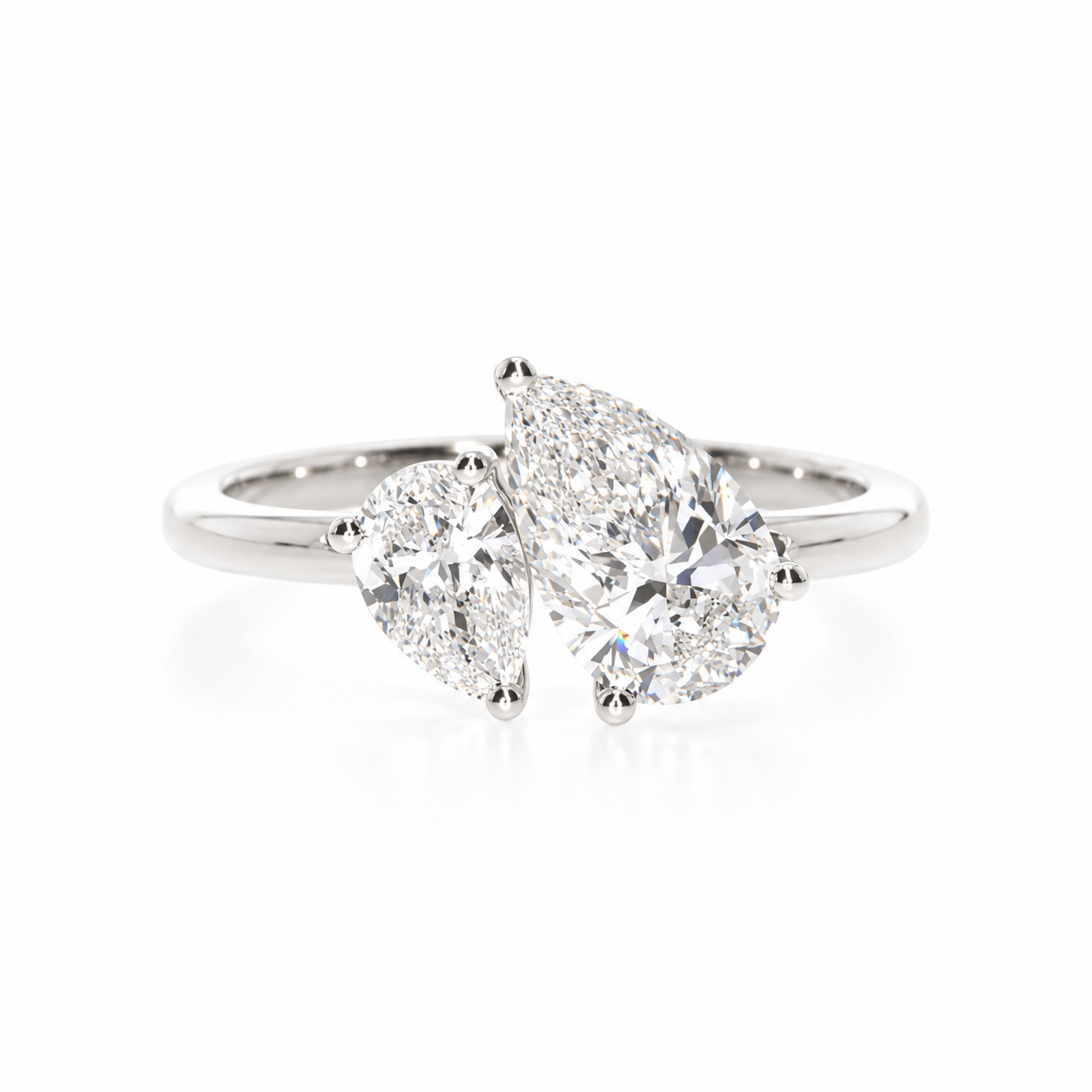 Double Pear Ring