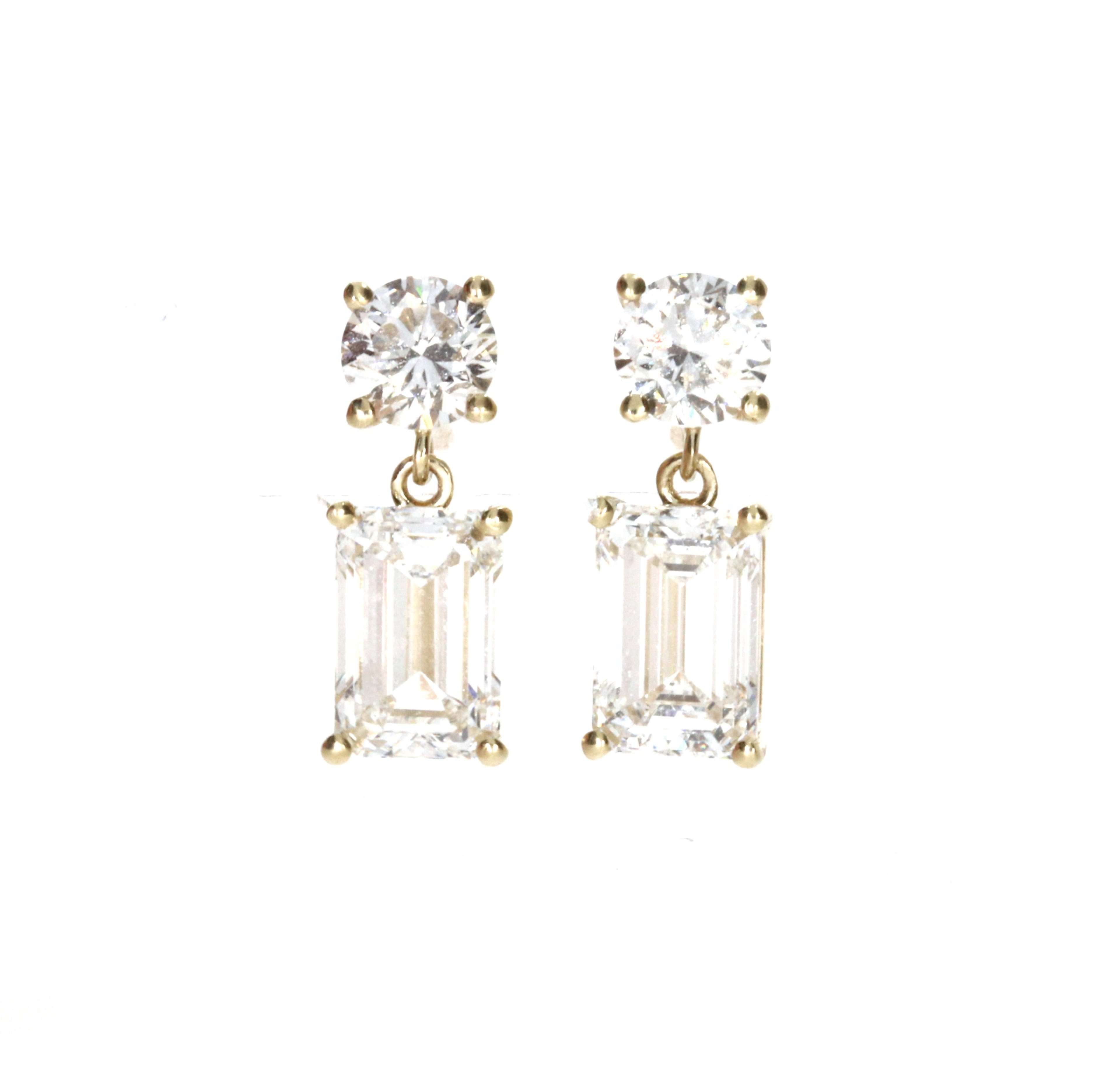 Emerald Drop Earrings