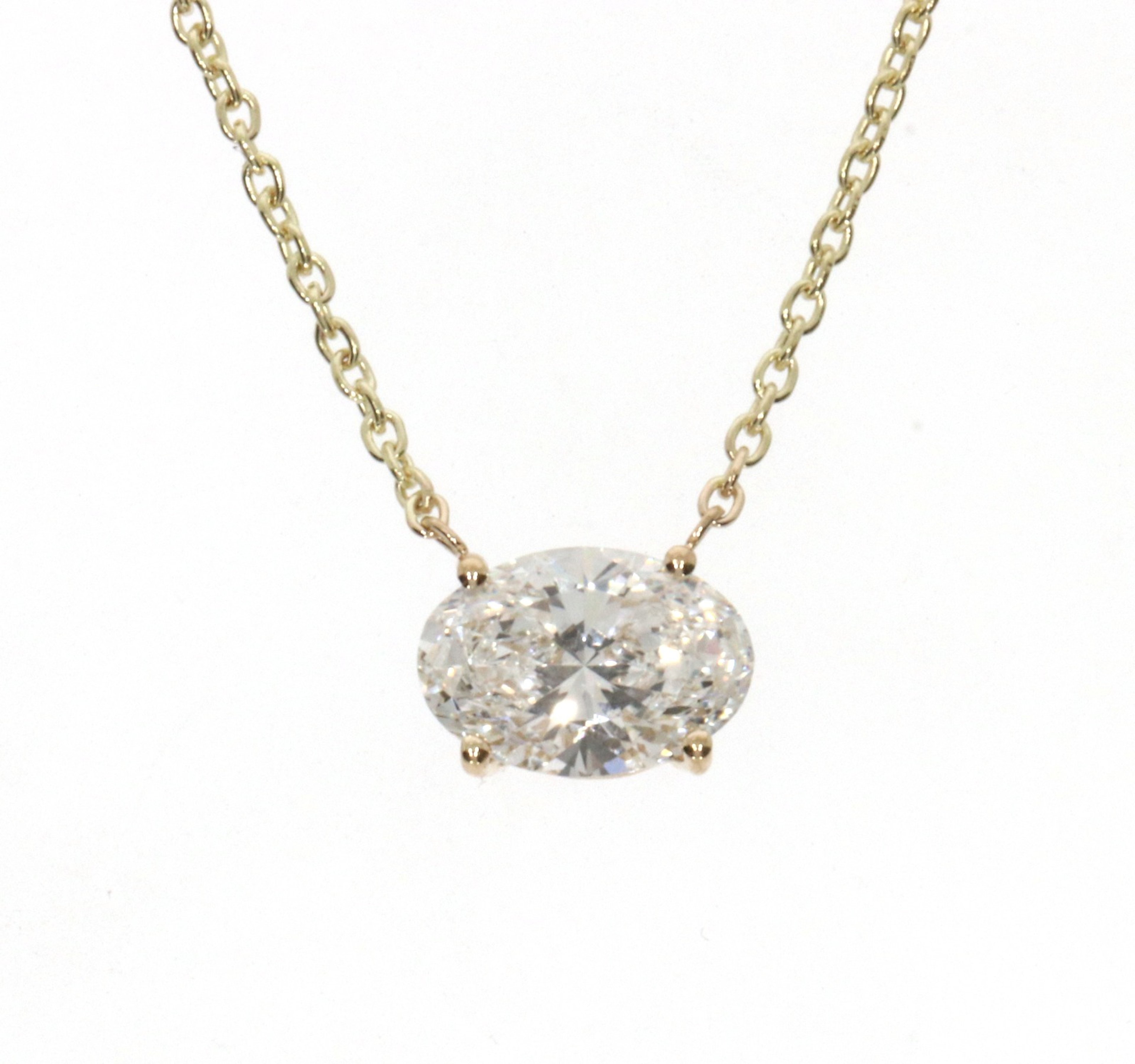 East-West Oval Necklace