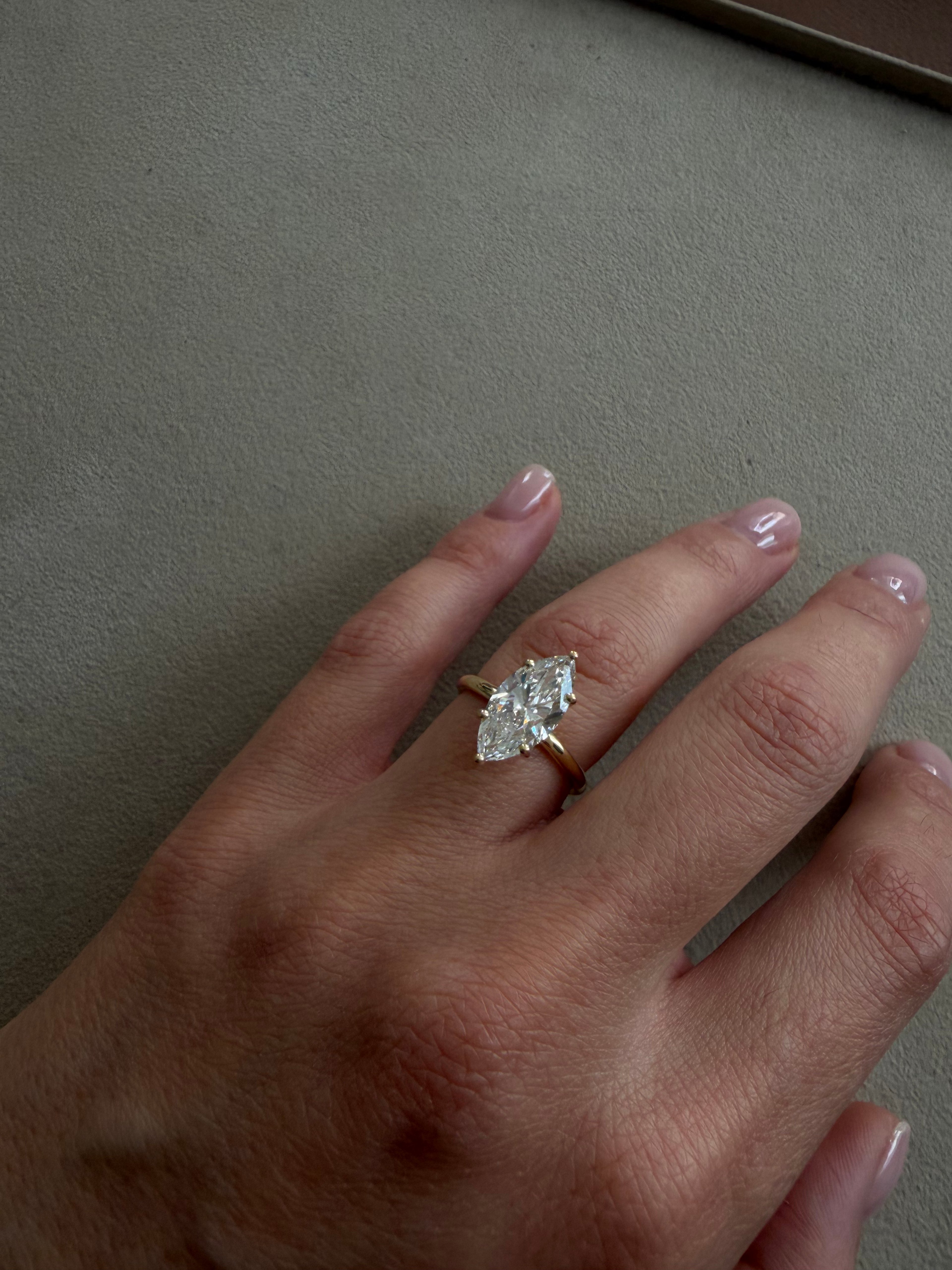 Marquise Solitaire Ring