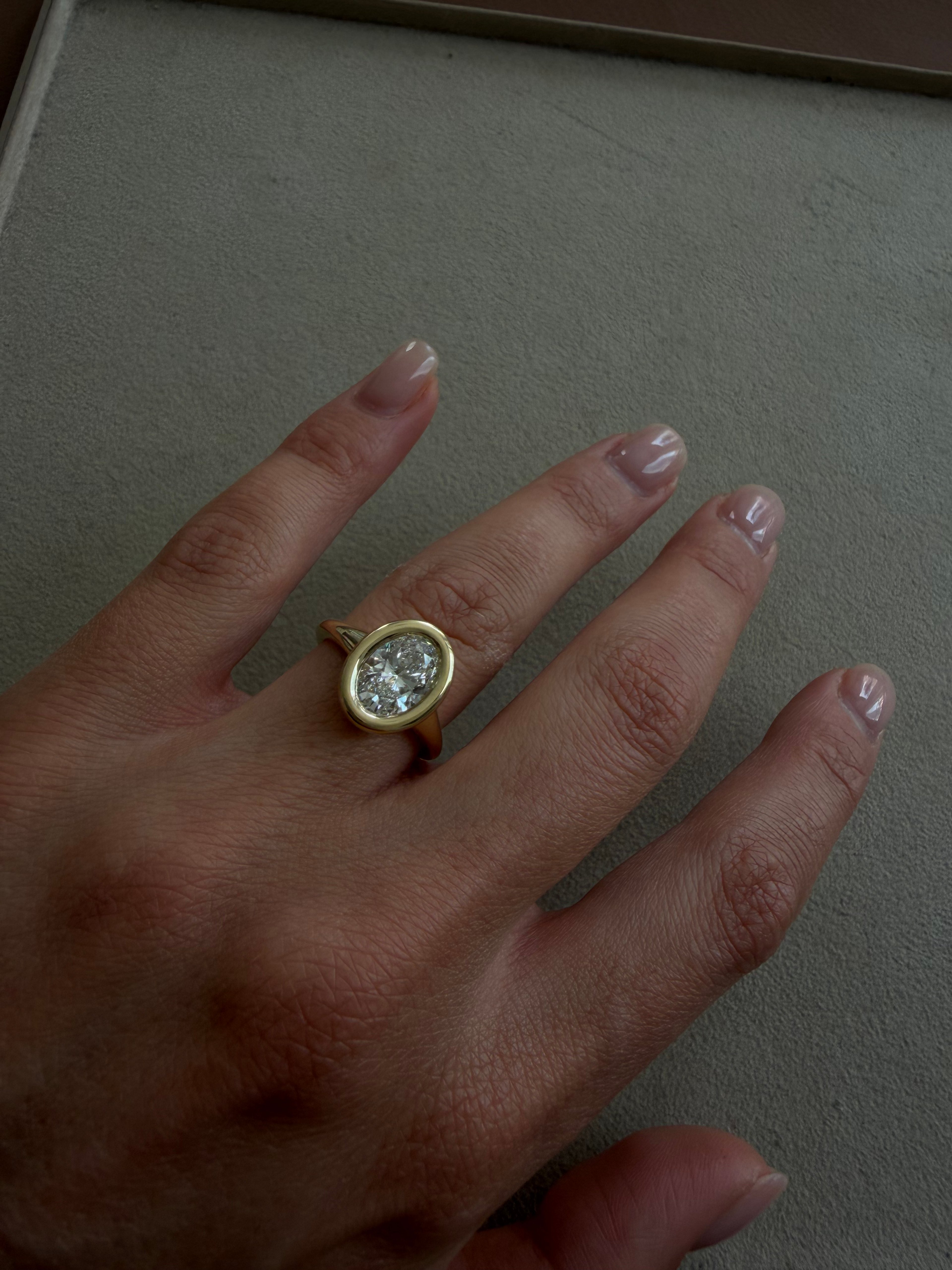 Oval Signet Bezel Ring