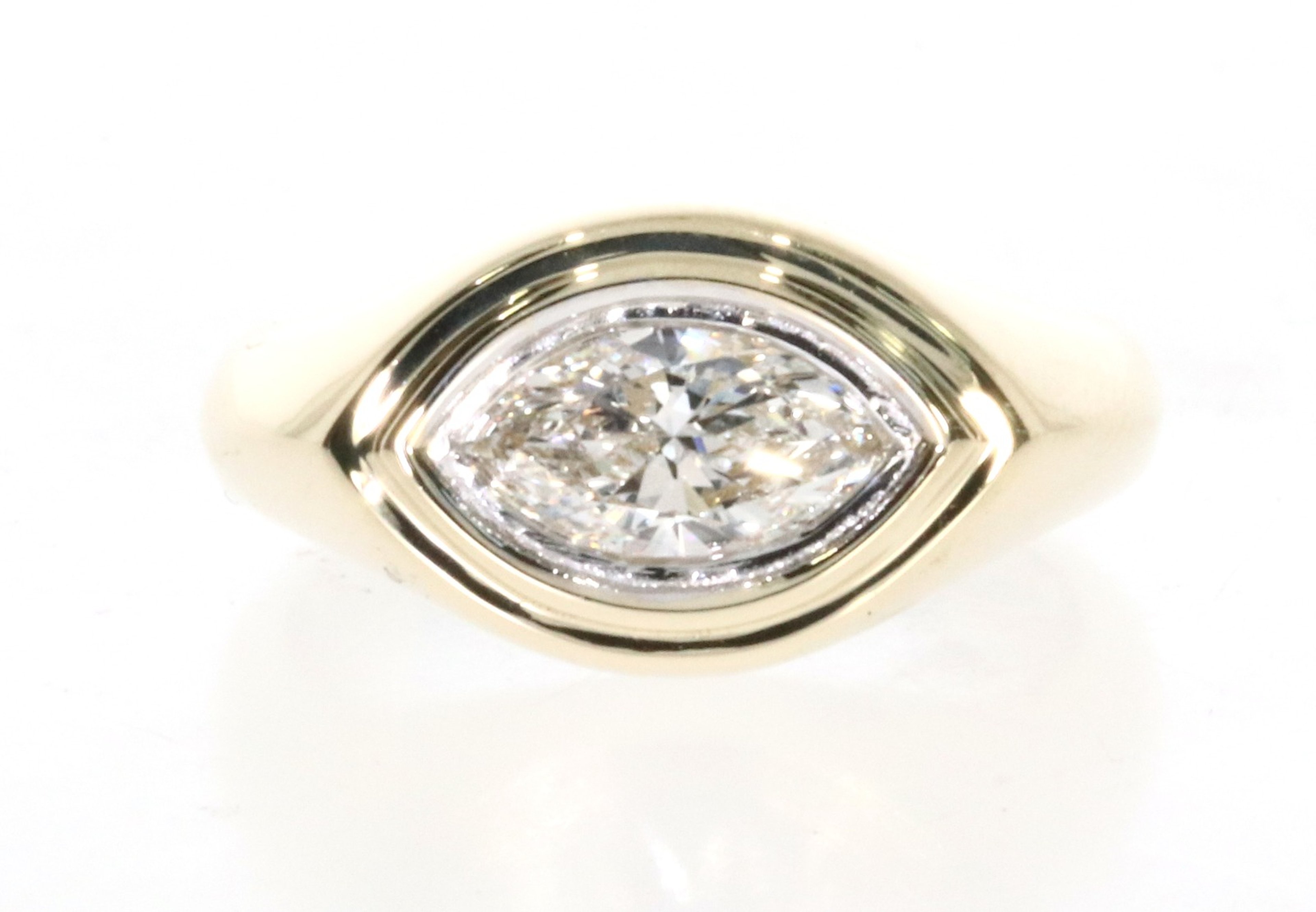 Marquise Contour Ring