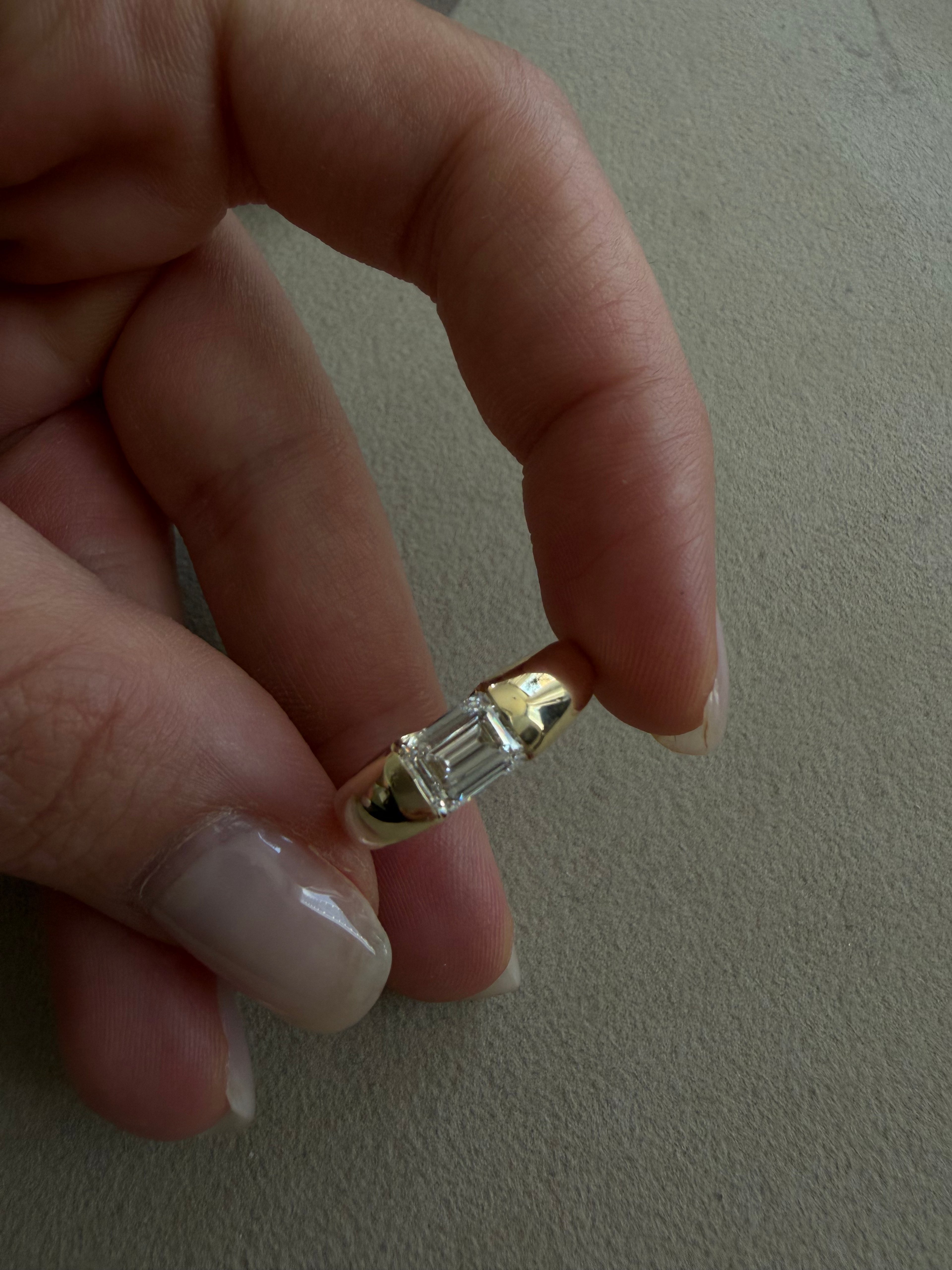 Emerald Dome Ring