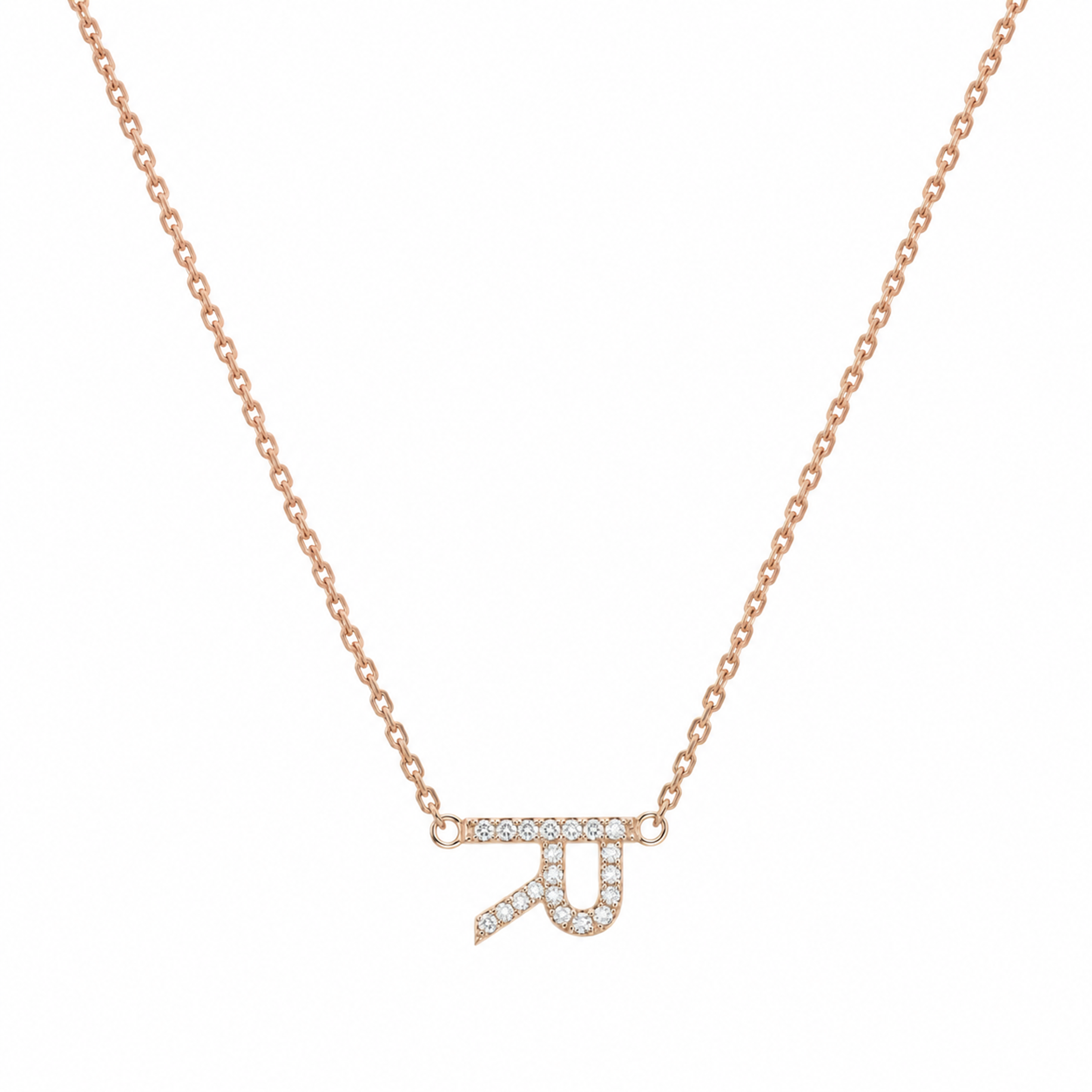 Side Letter Necklace