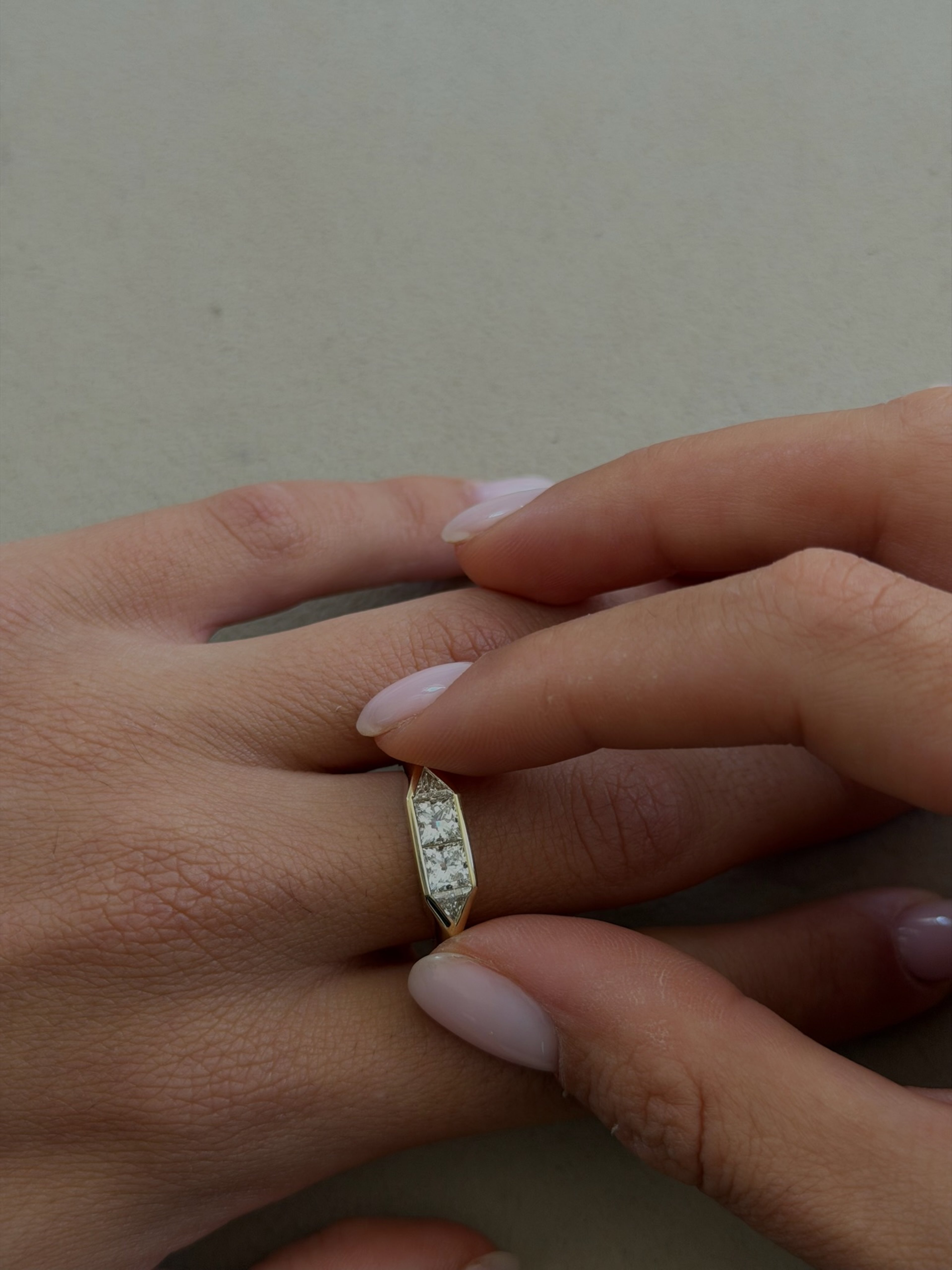 Princess & Trillion Ring