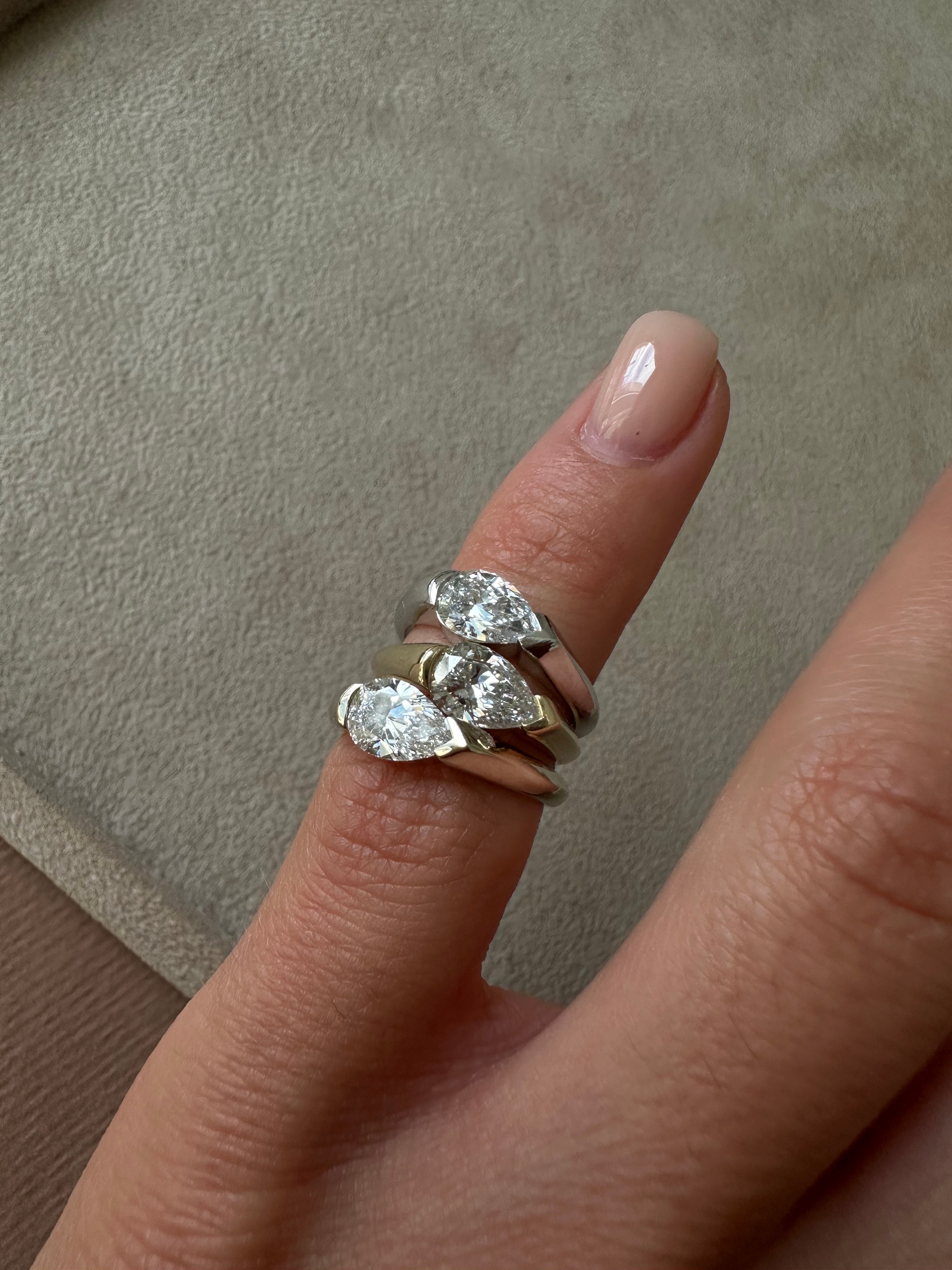 East-West Pear Ring