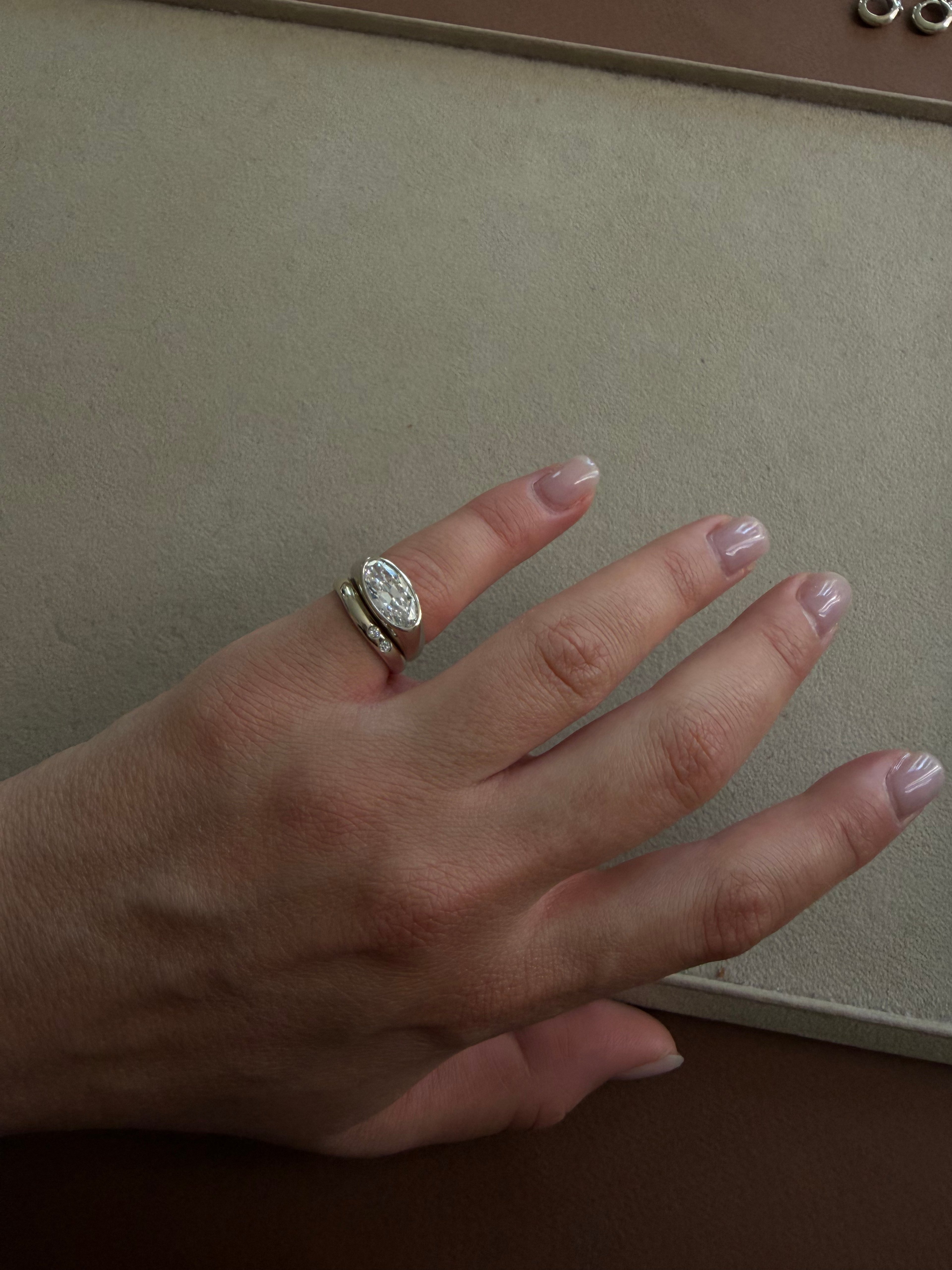 Old Cut Oval Ring