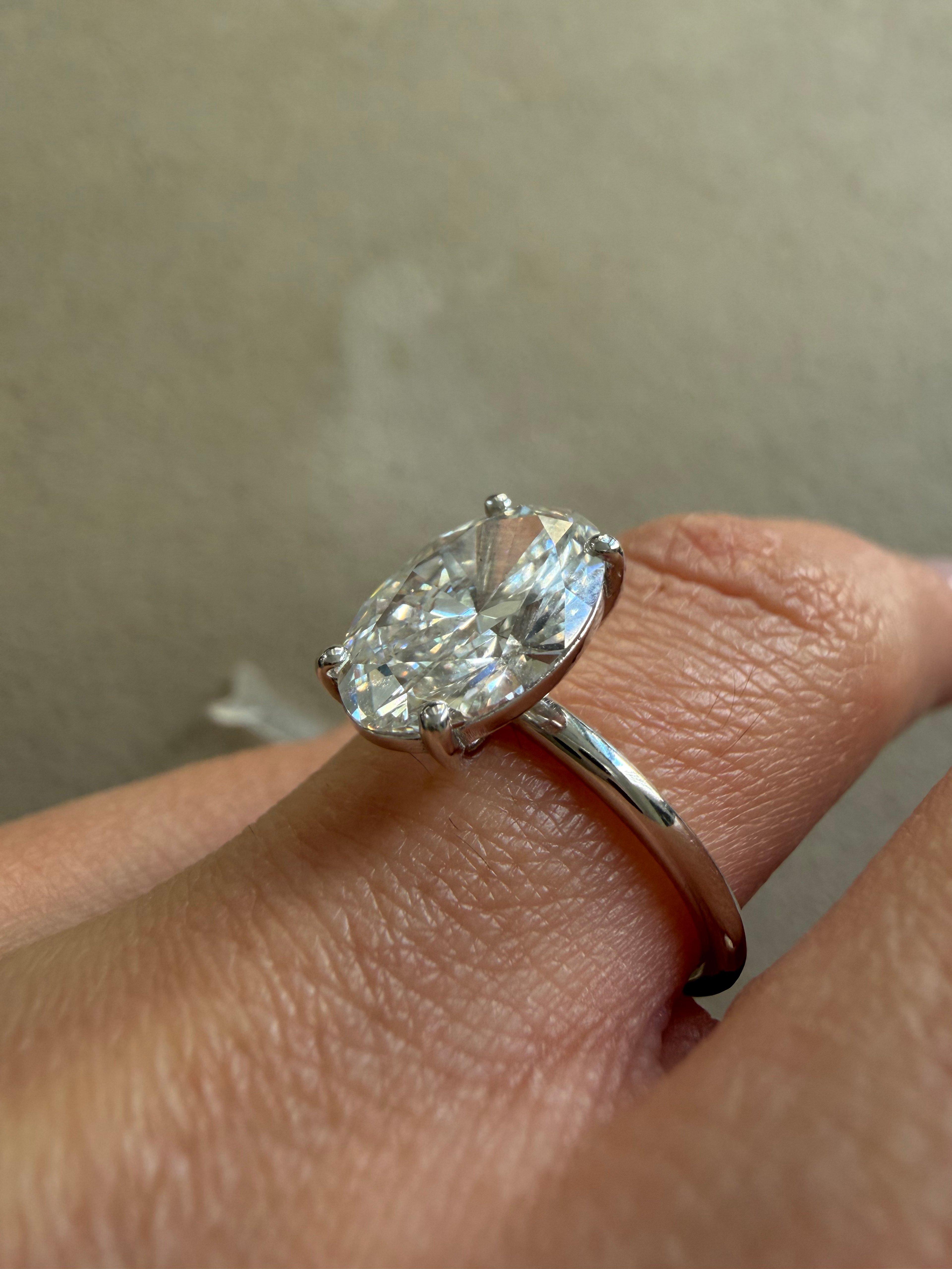 Classic Oval Solitaire Ring