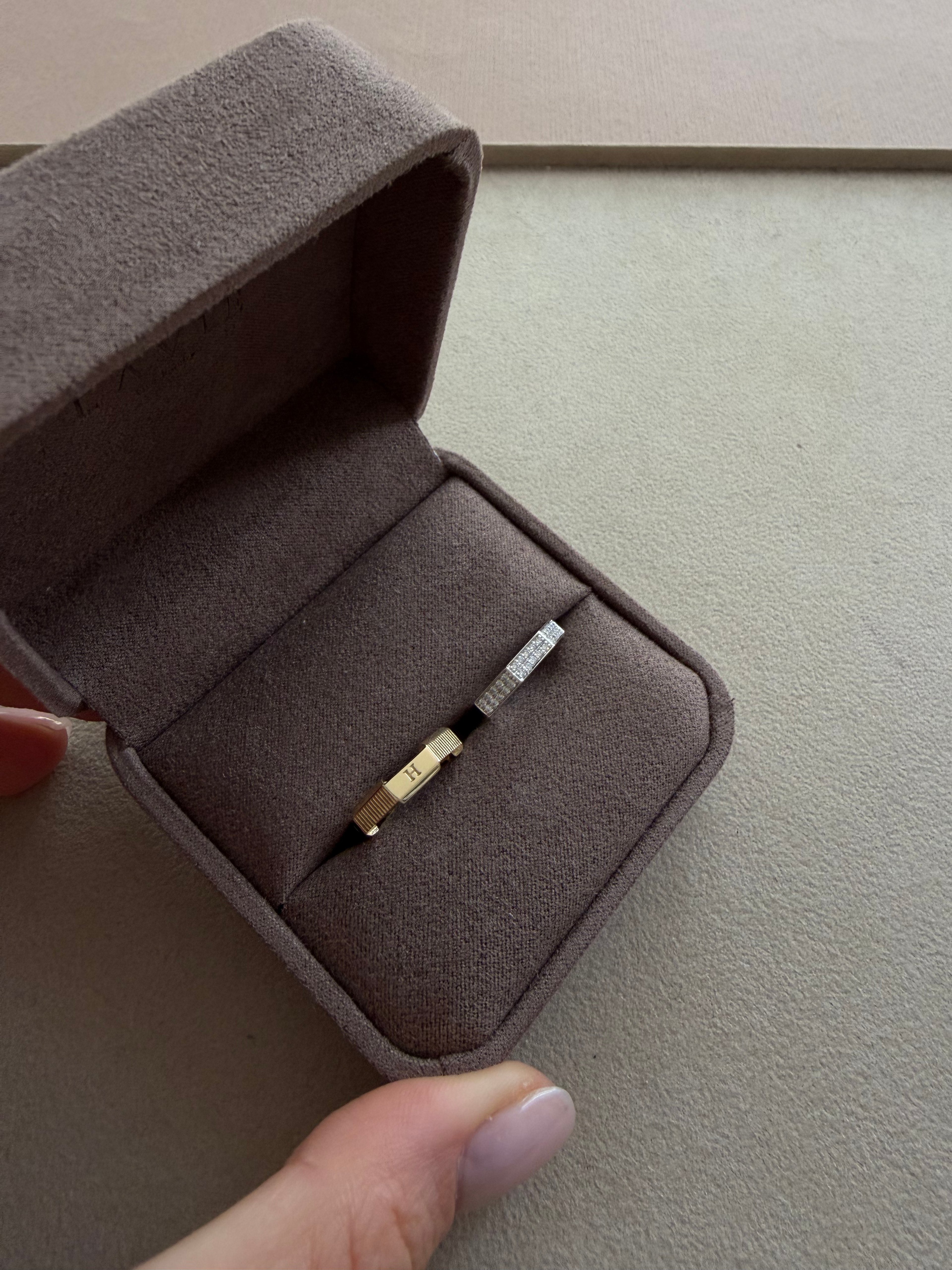 Pavé boreg Ring