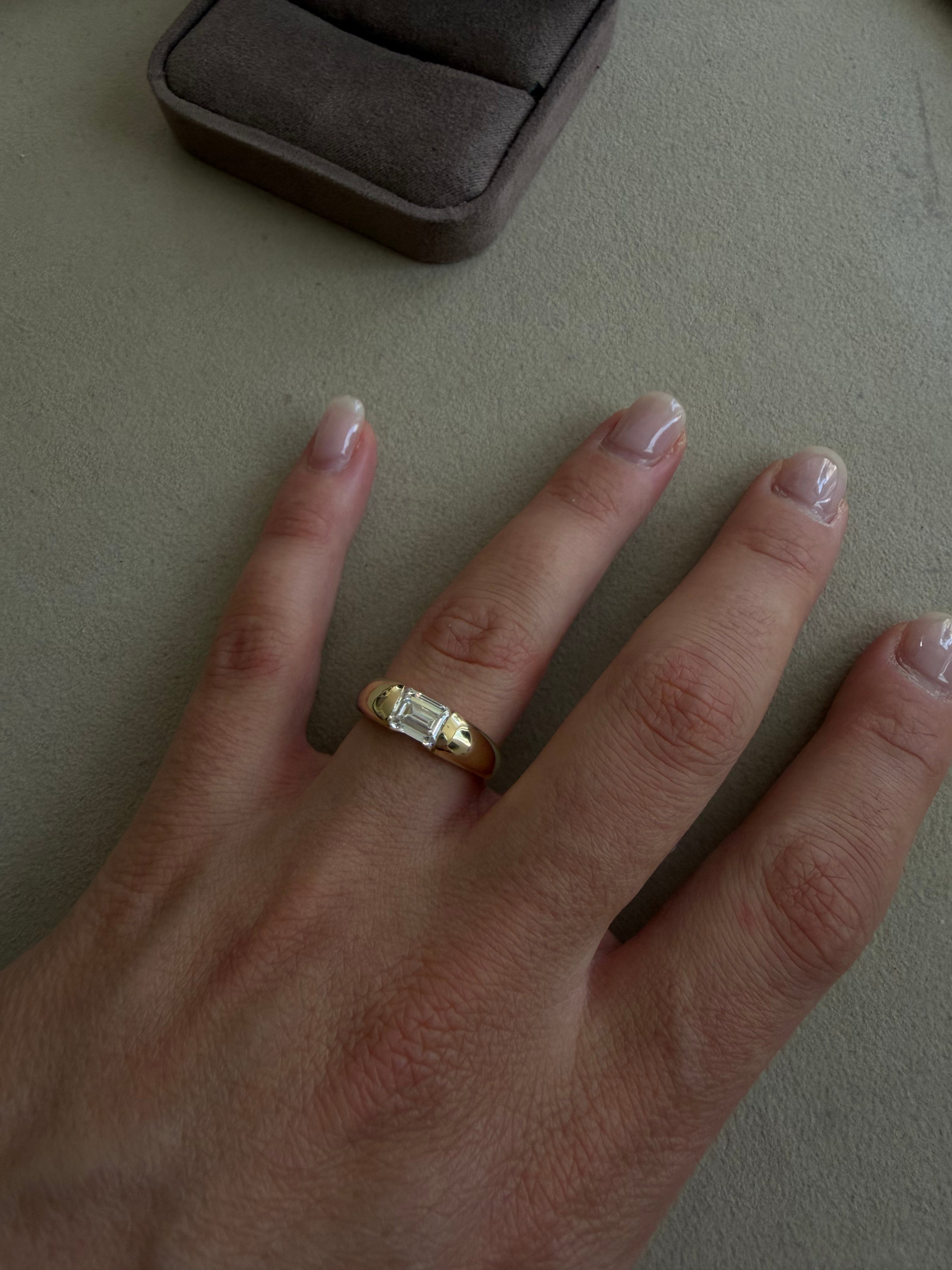 Emerald Dome Ring