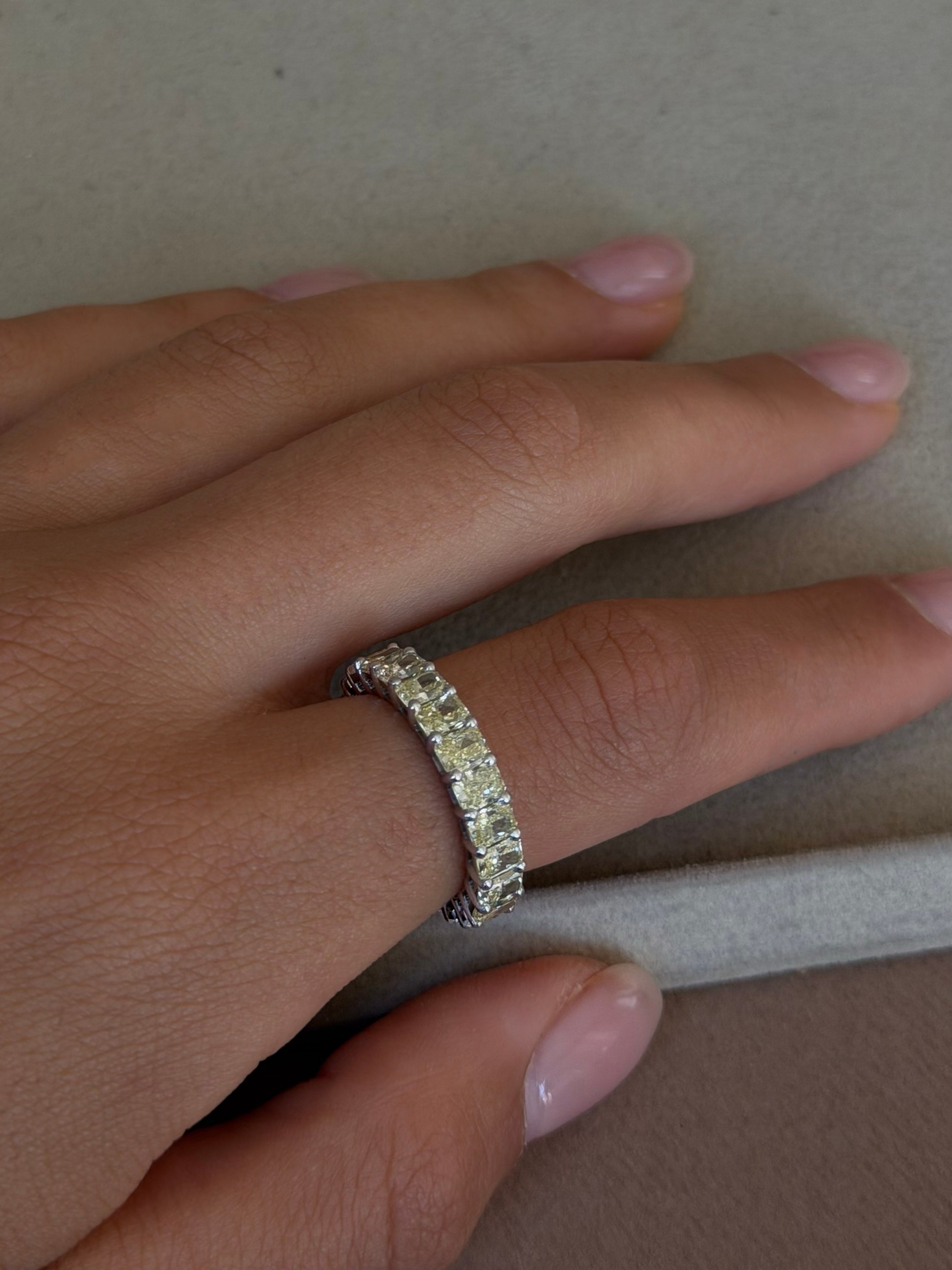 Half & Half Eternity Ring