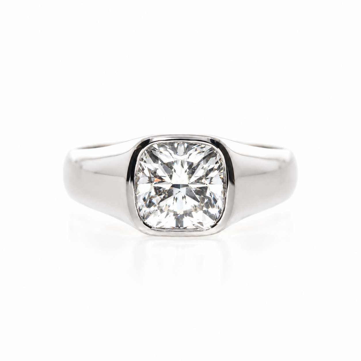Bold Square Cushion Ring