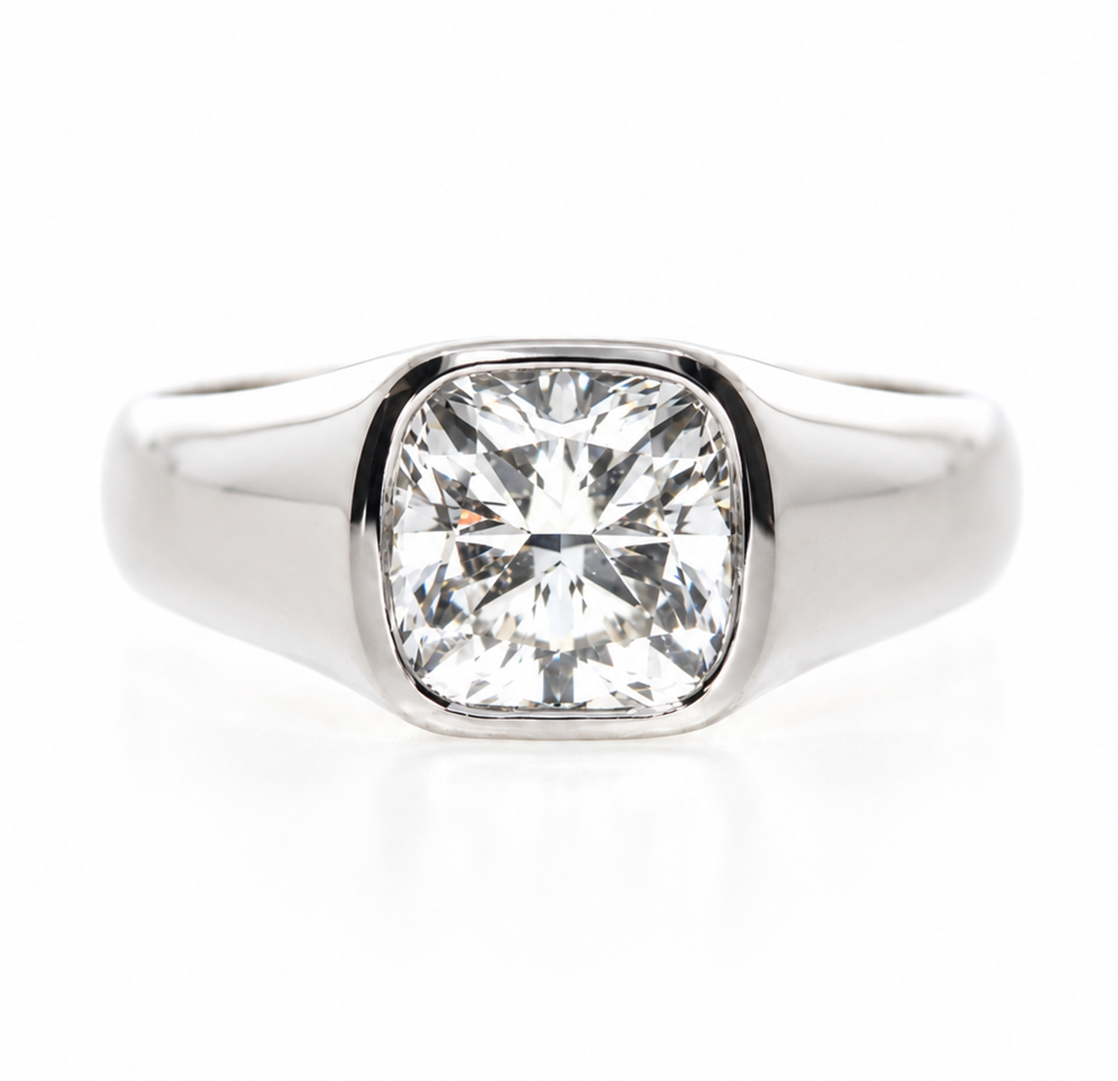 Bold Square Cushion Ring