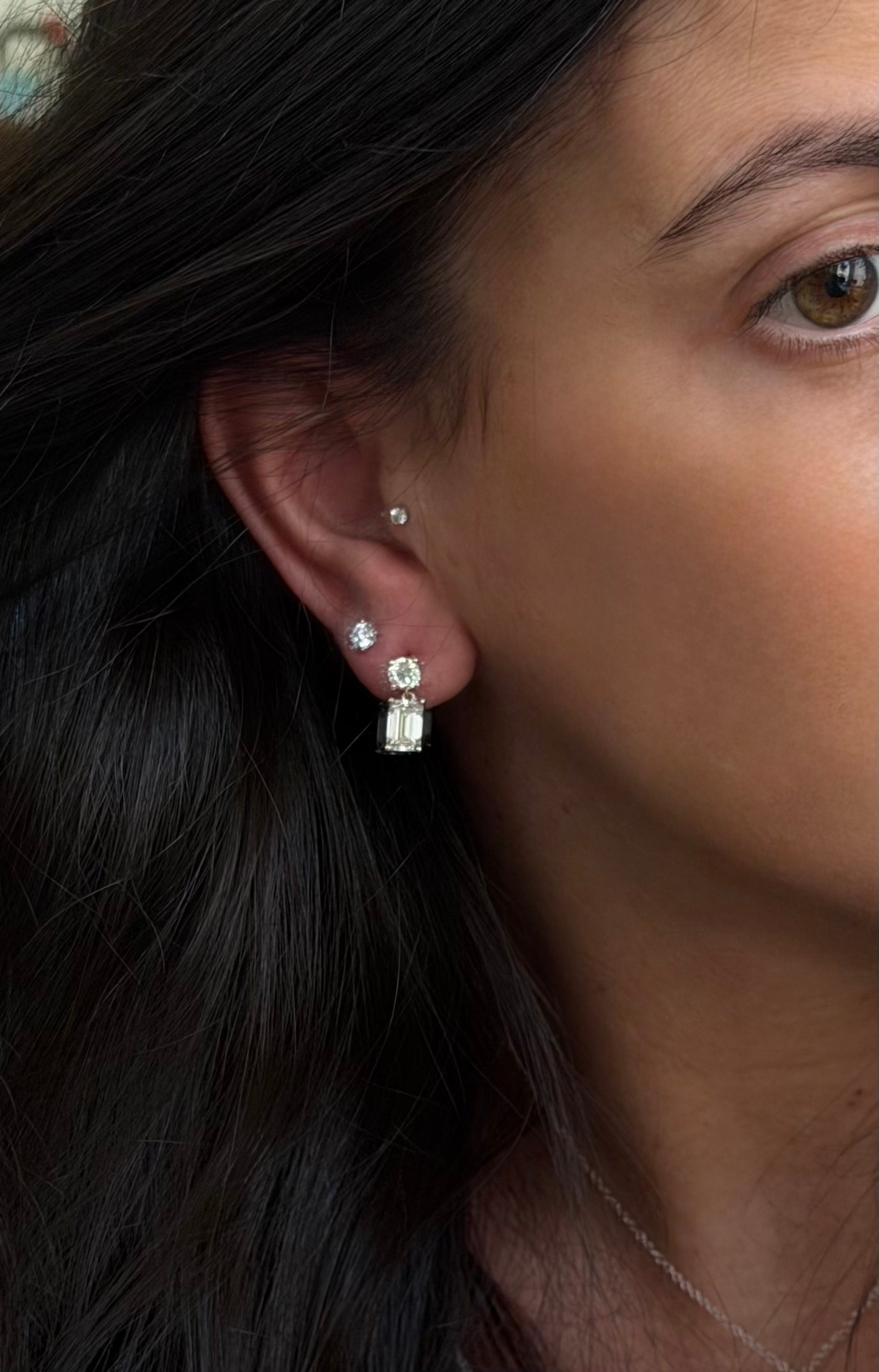 Emerald Drop Earrings