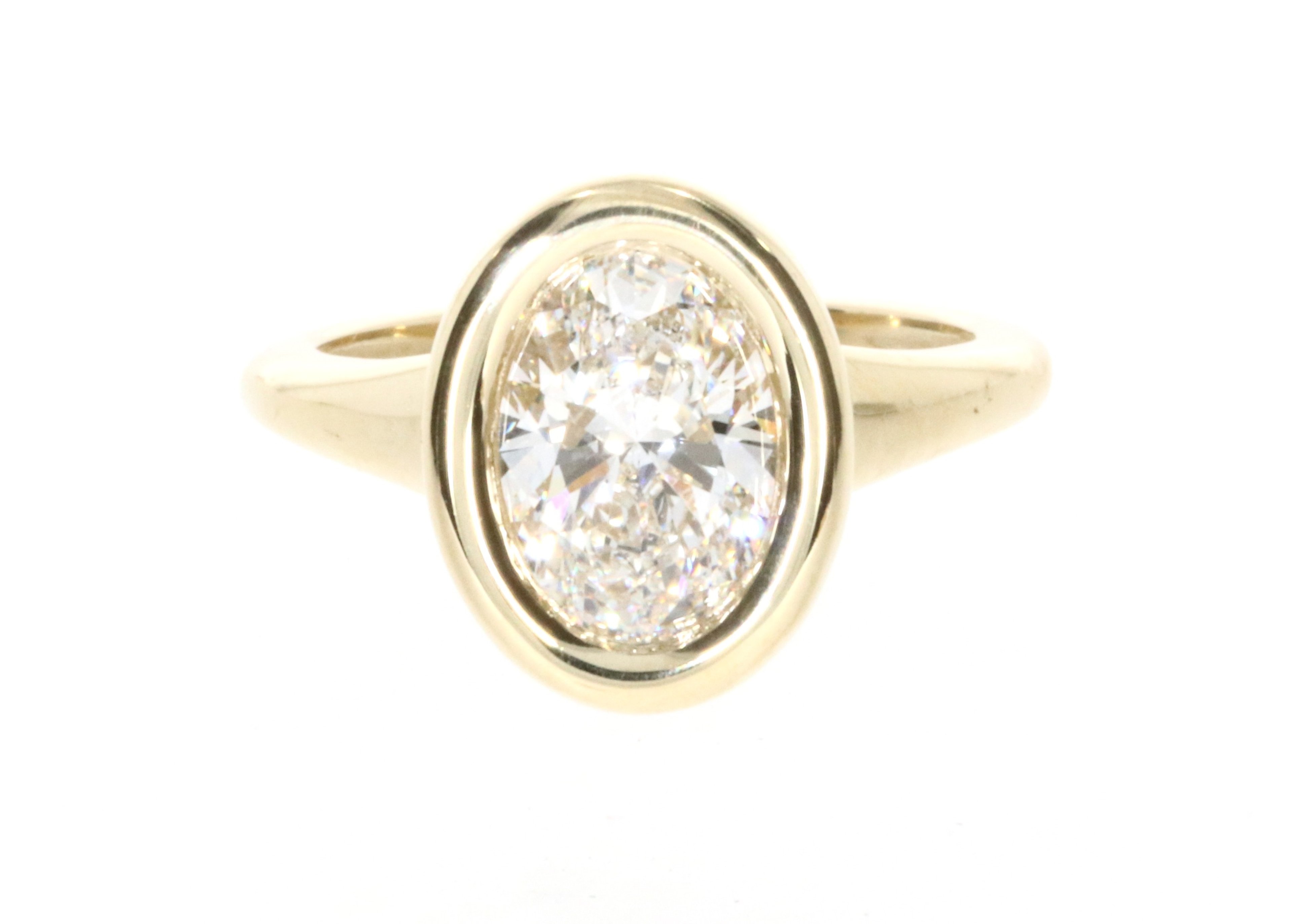 Oval Signet Bezel Ring