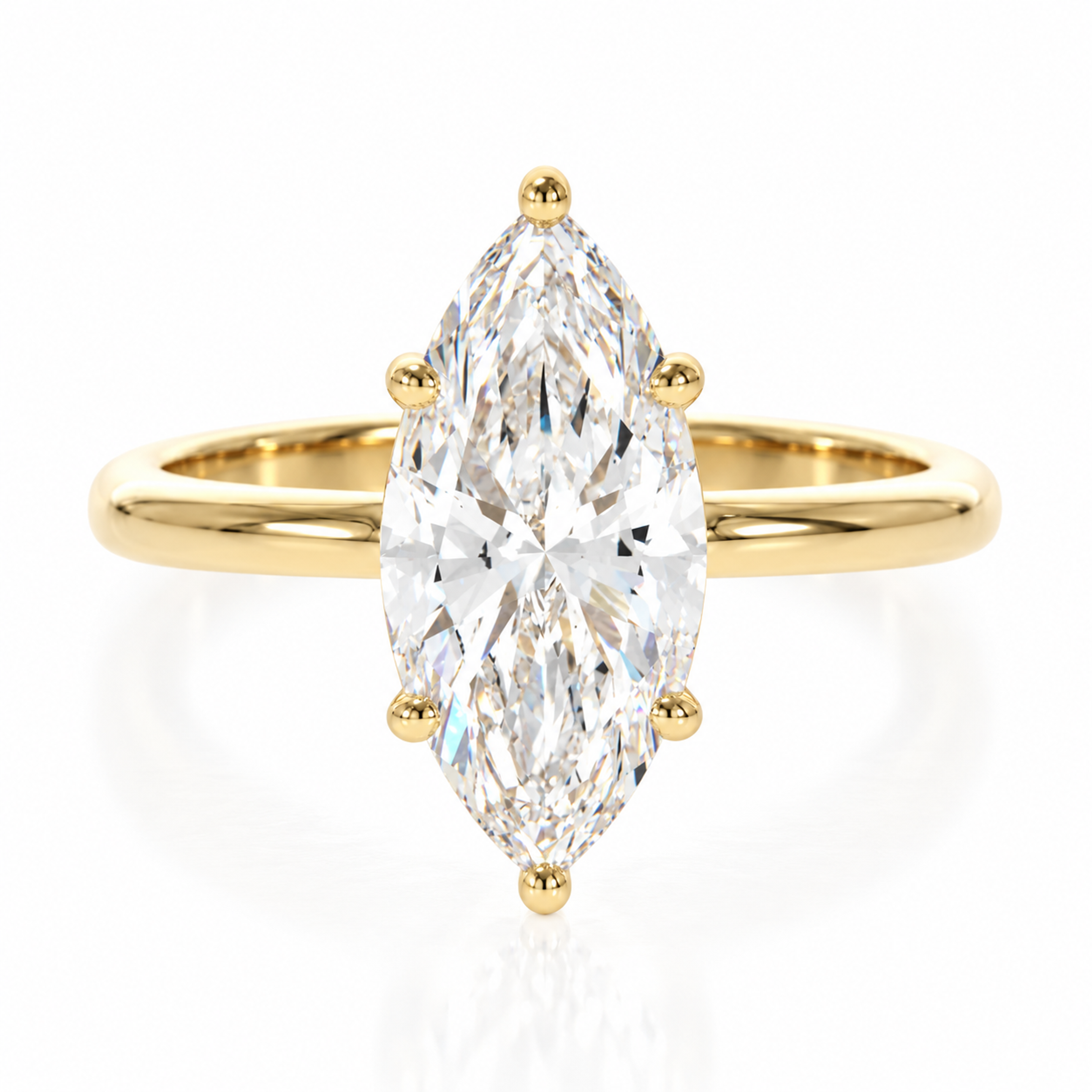 Marquise Solitaire Ring
