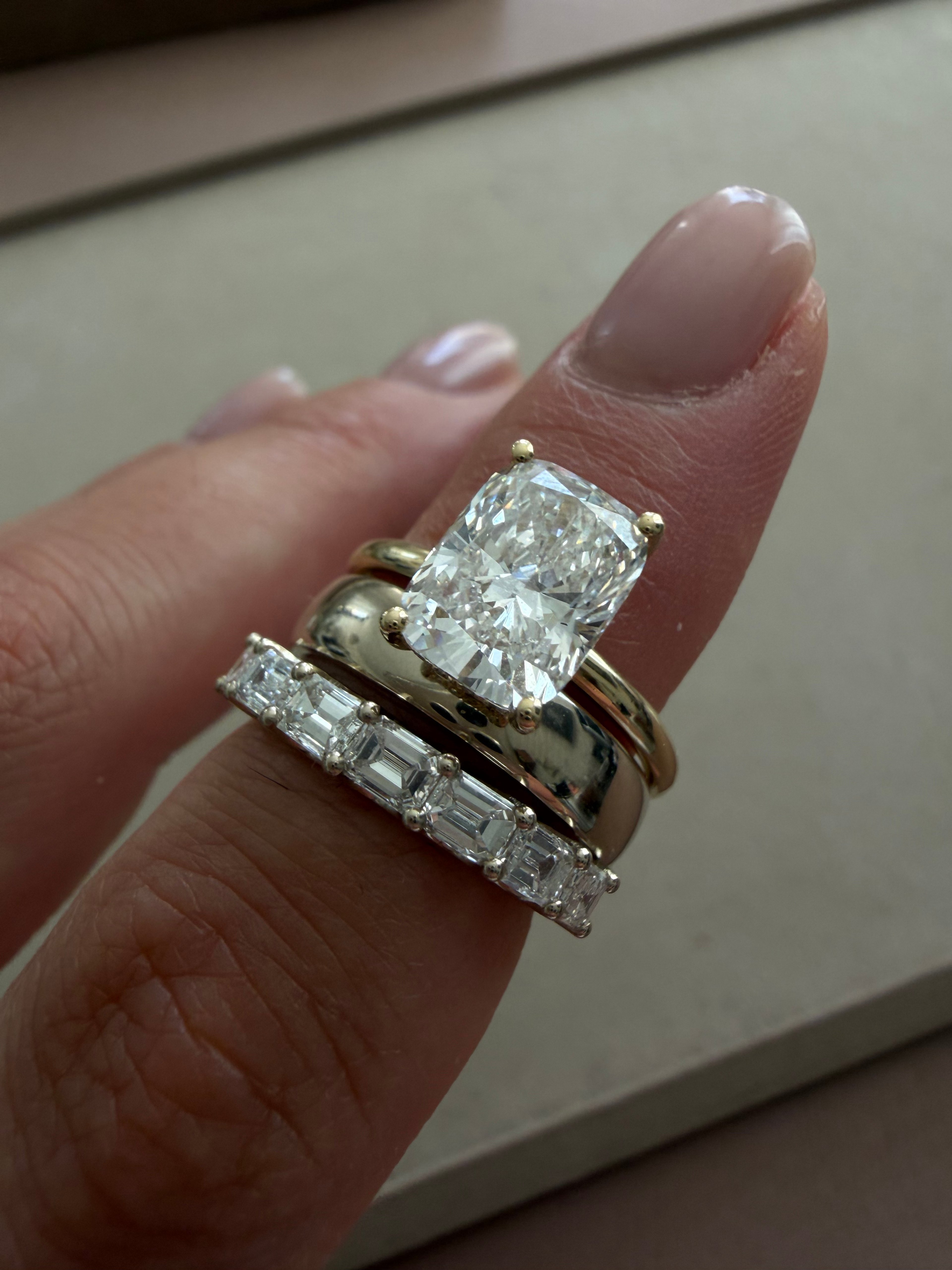 Prong Cushion Ring