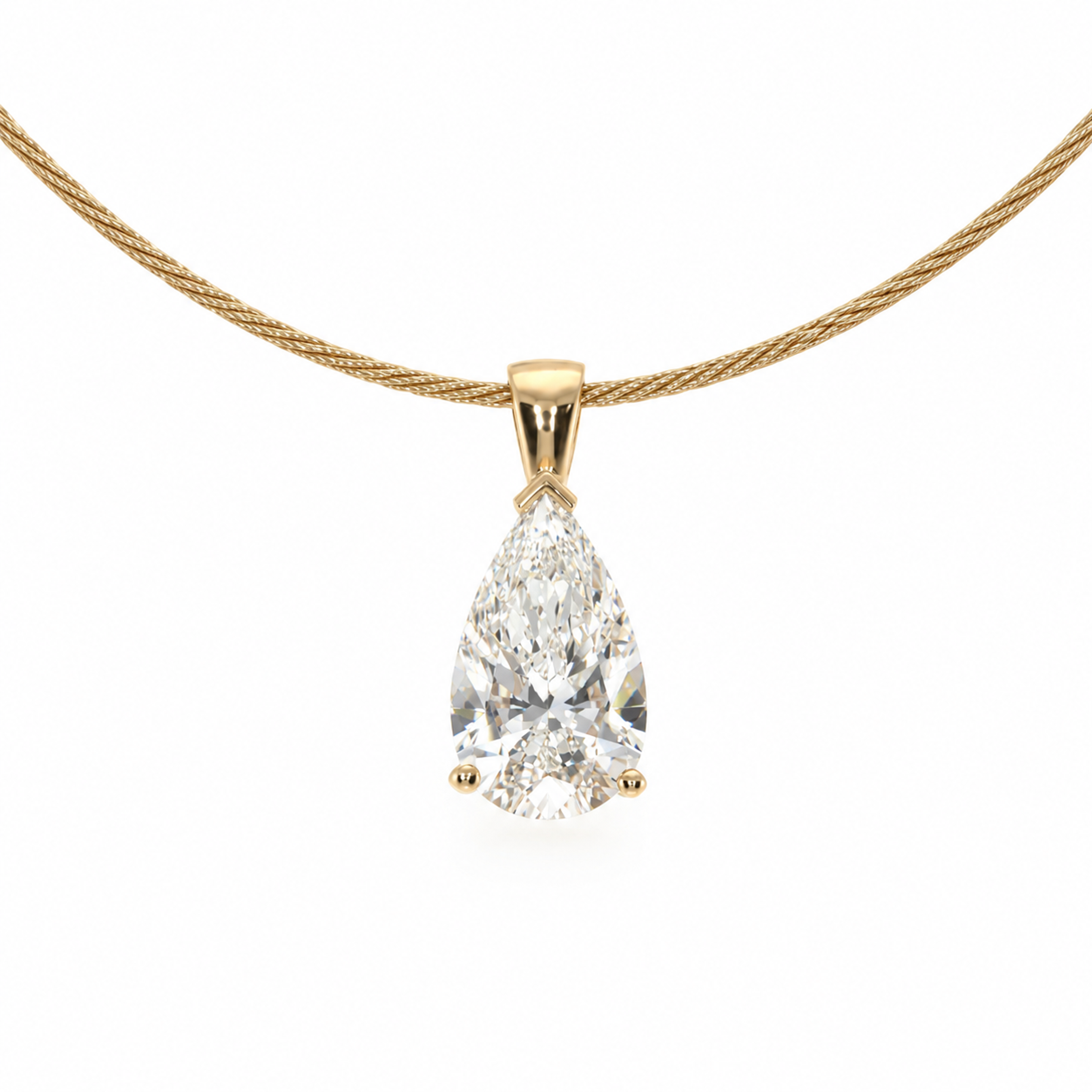 Pear Collar Necklace