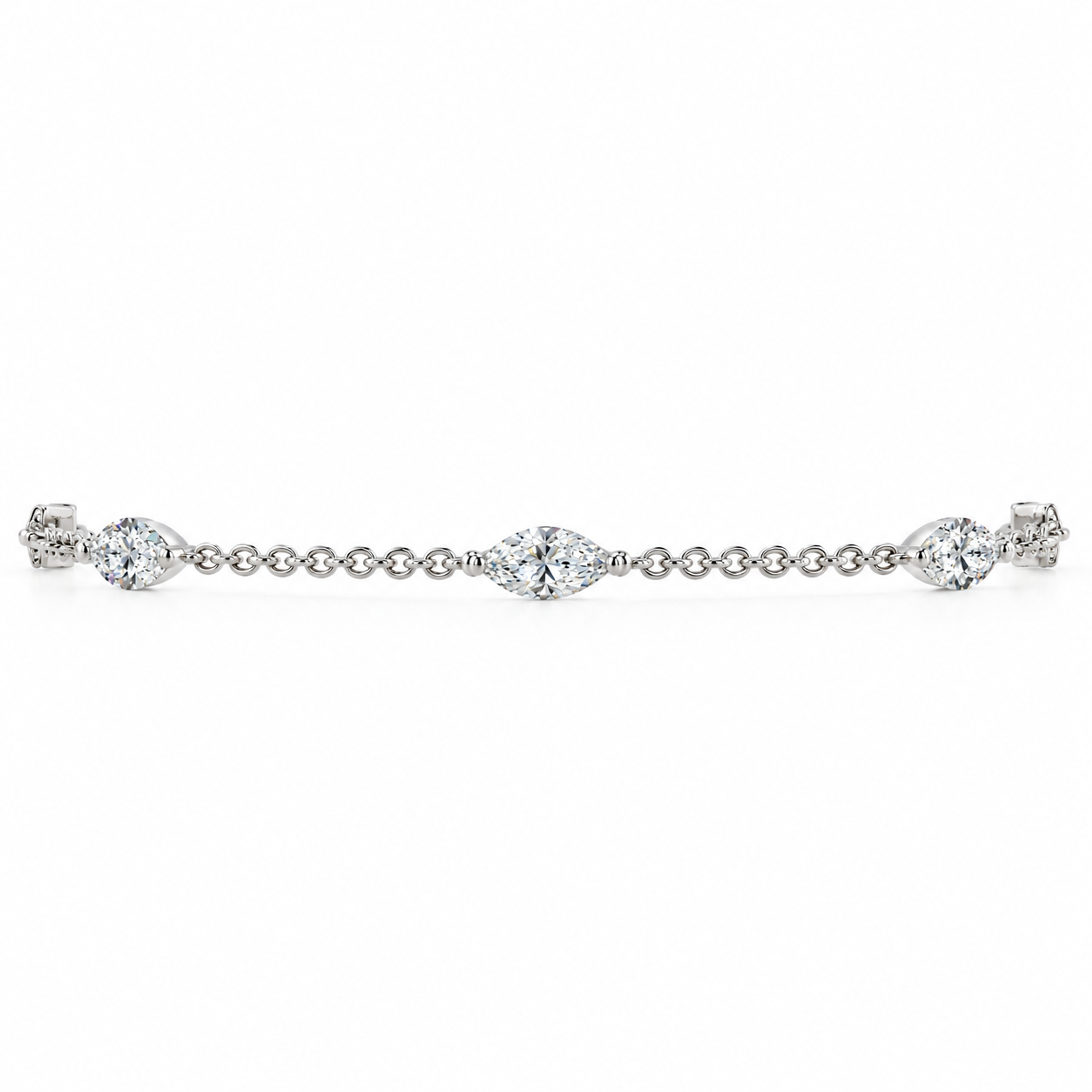 Marquise Station Bracelet