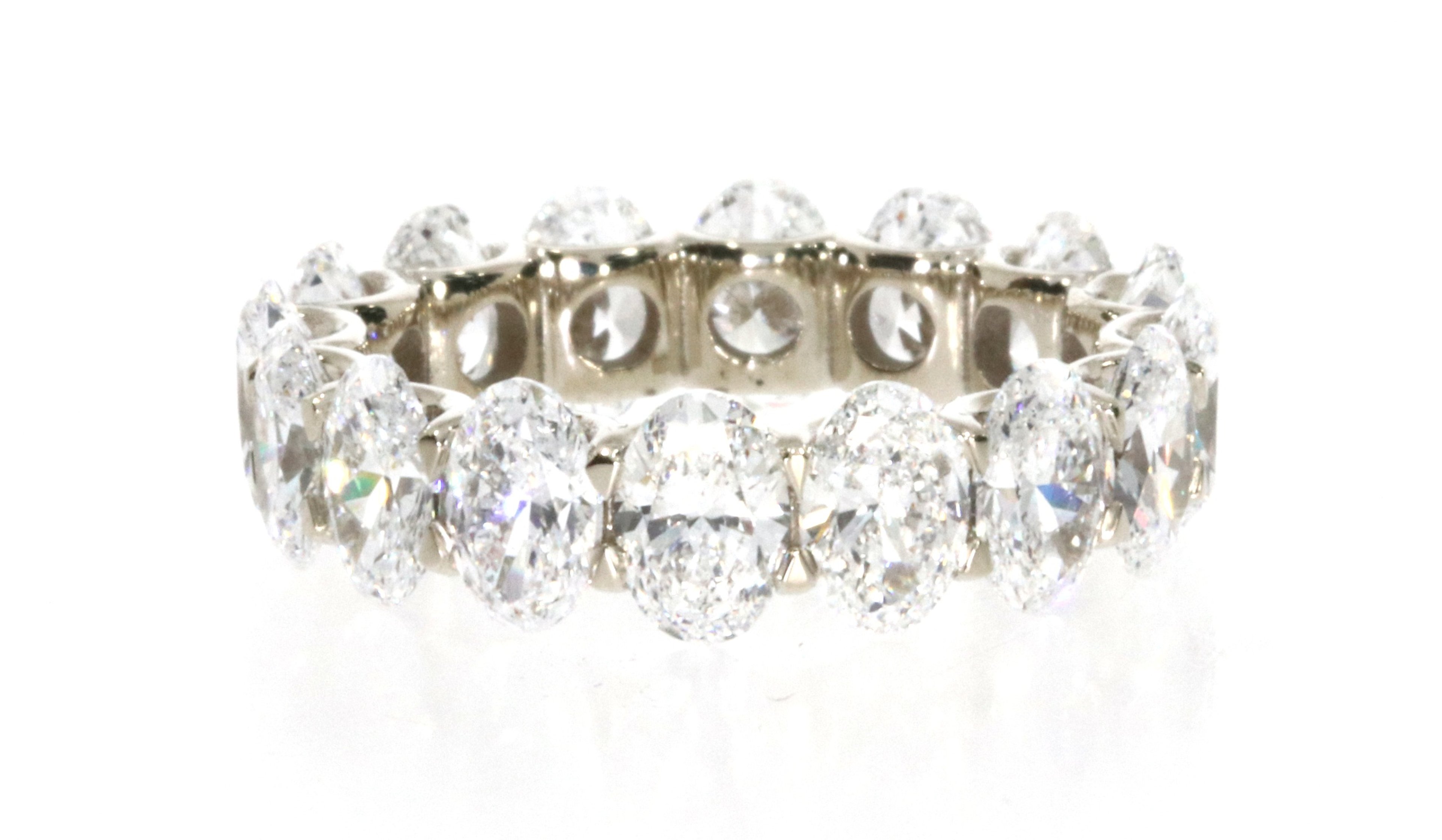 Oval Full Eternity Ring