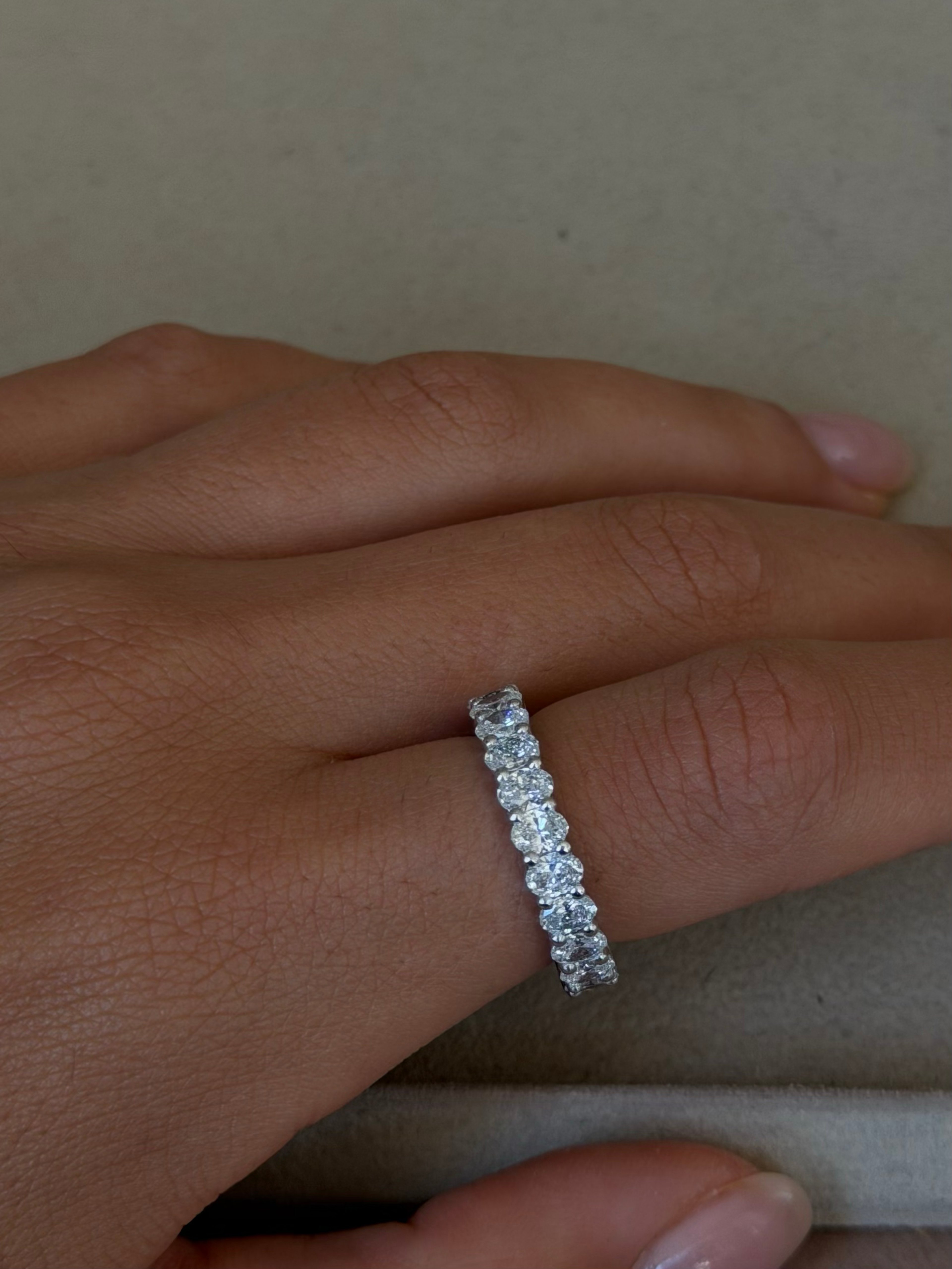 Half & Half Eternity Ring