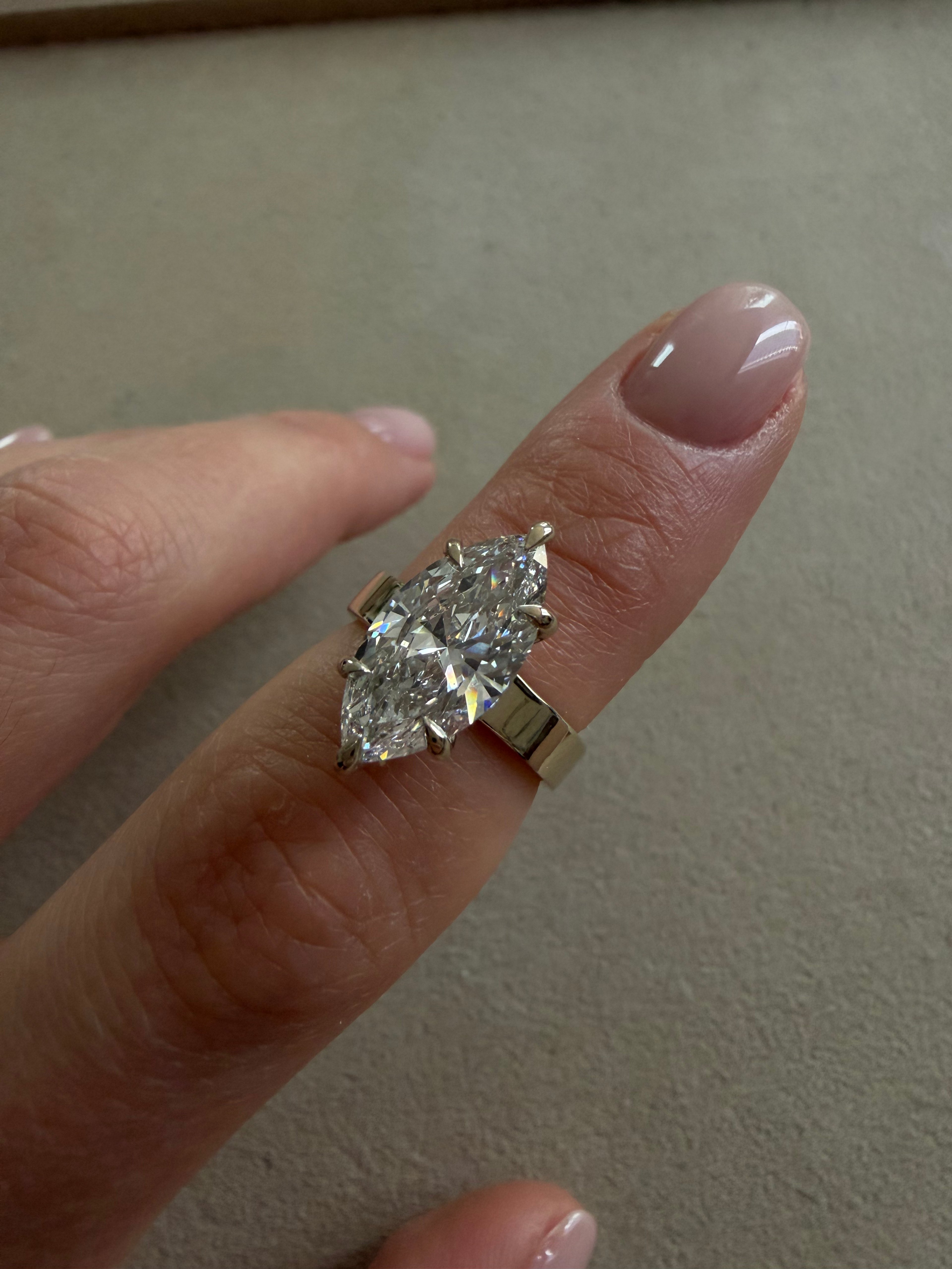 Marquise Solitaire Ring