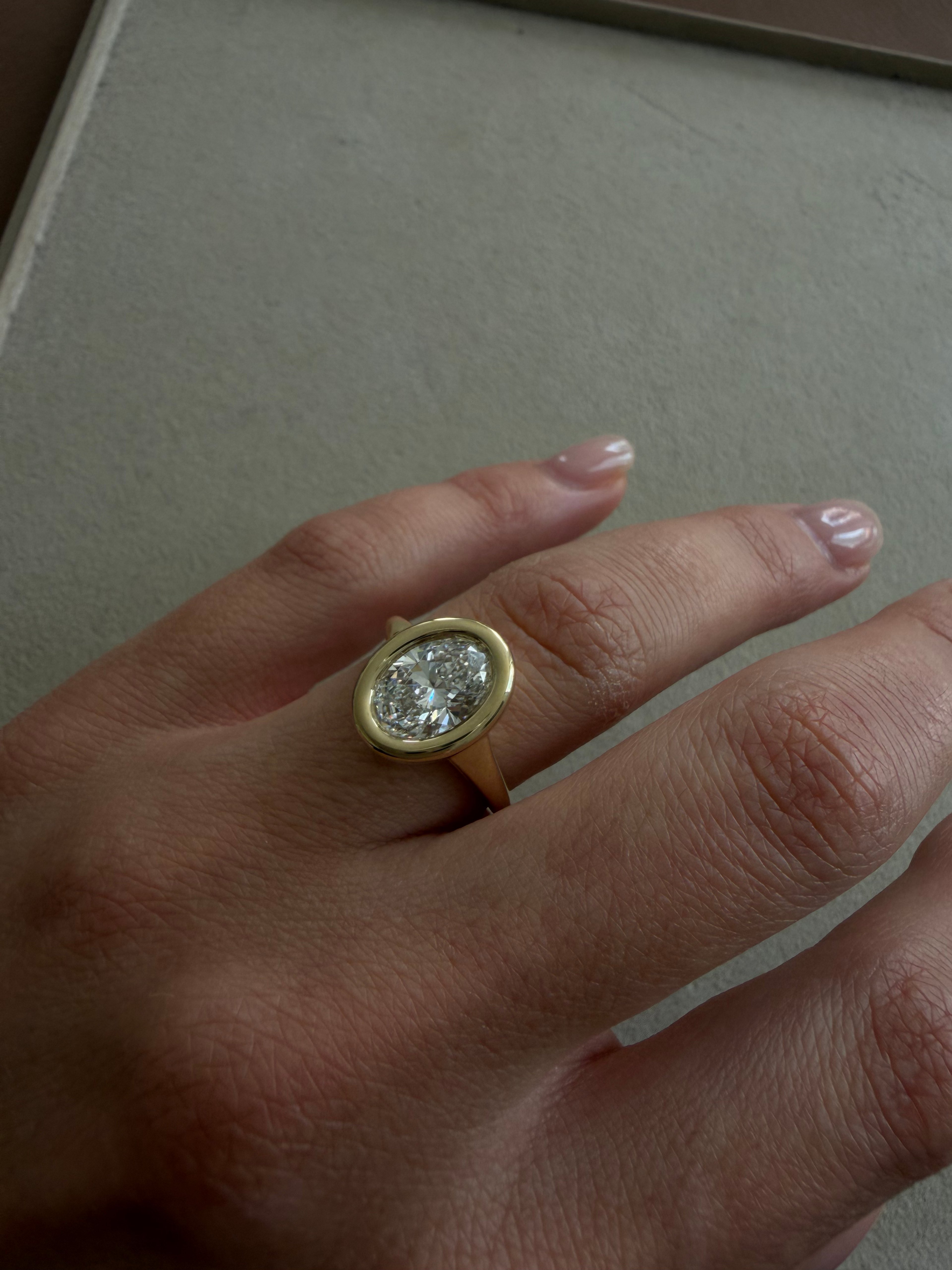 Oval Signet Bezel Ring