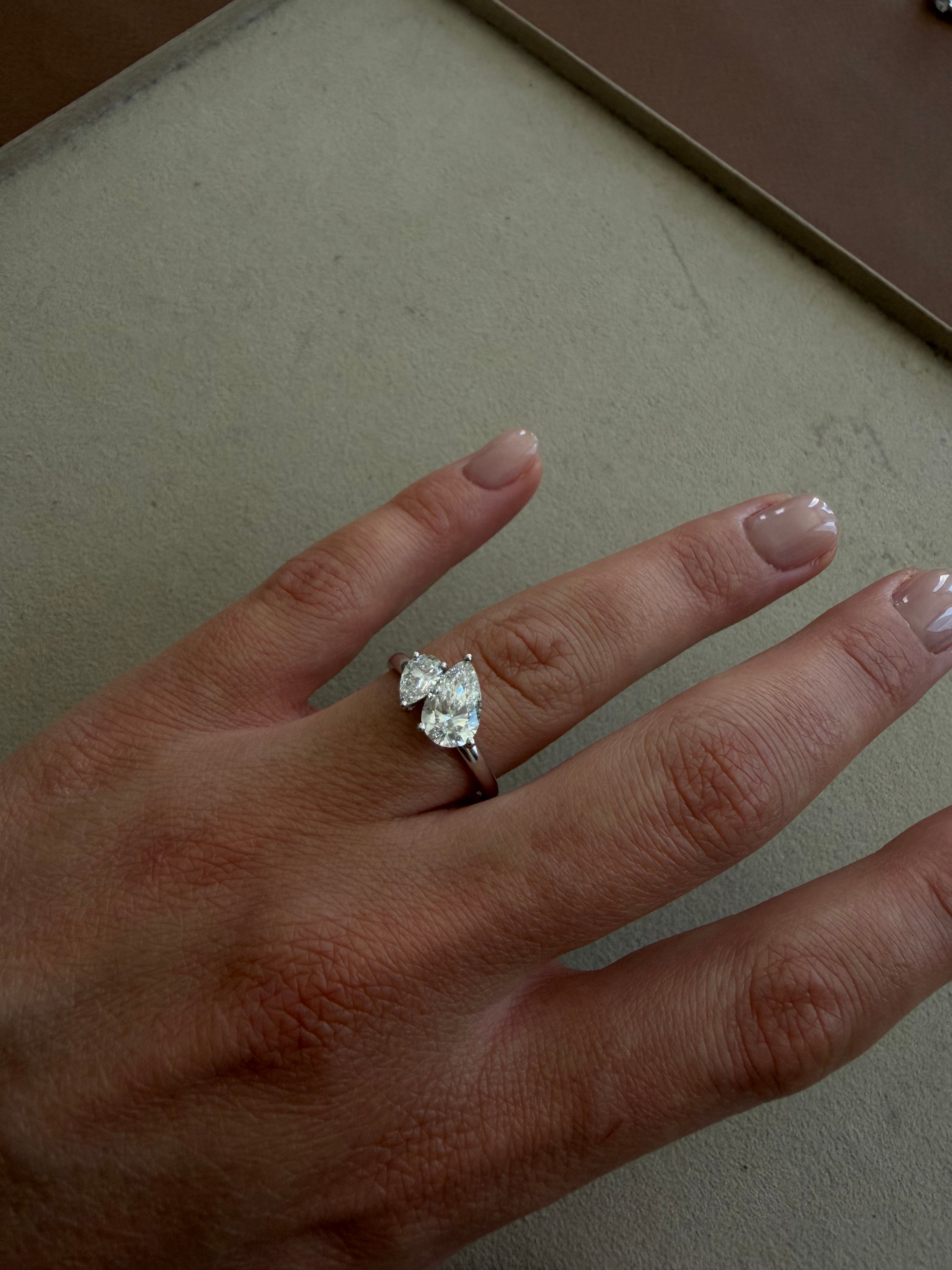 Double Pear Ring