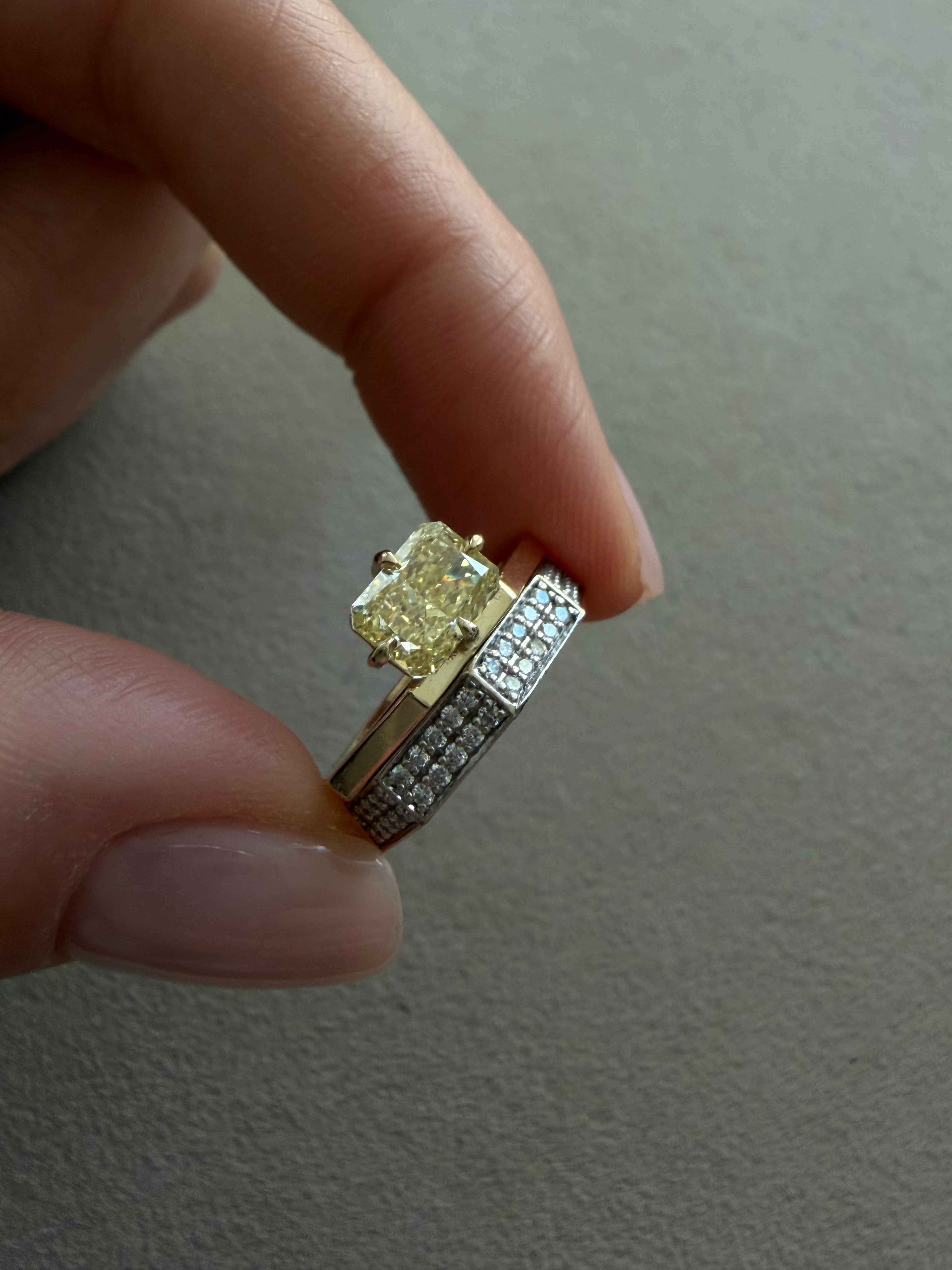 Pavé boreg Ring