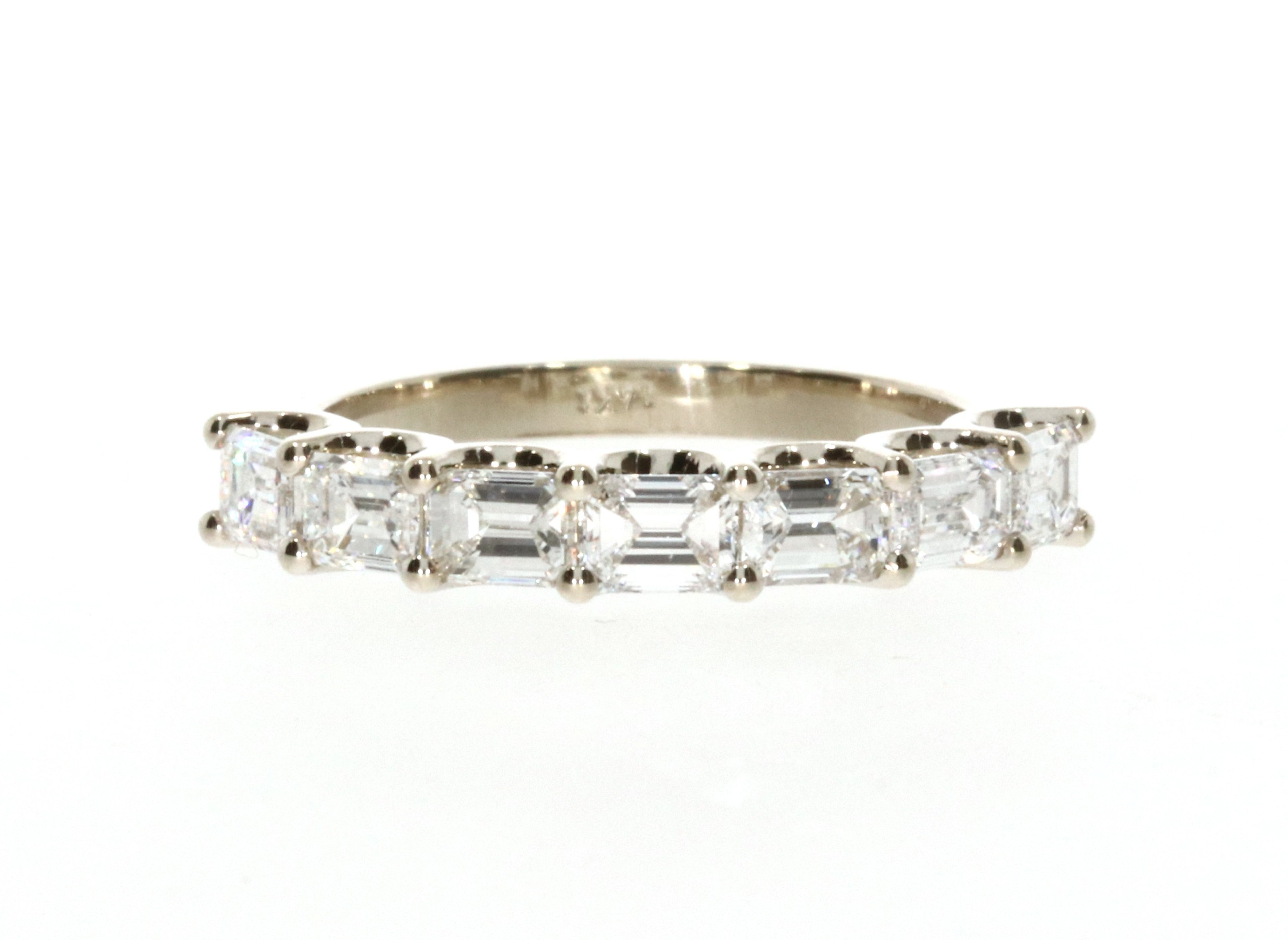 East West Emerald Band Ring