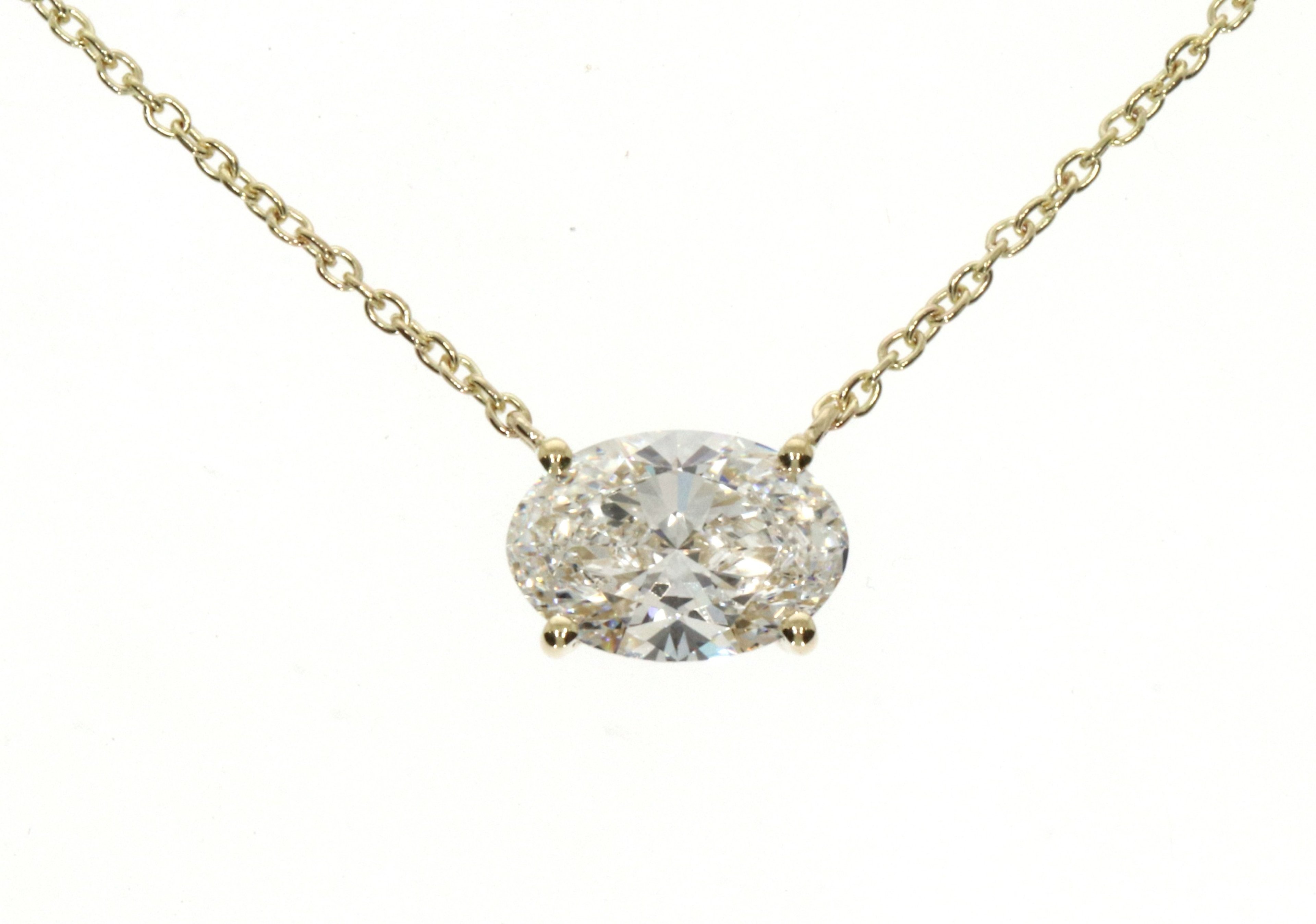 East-West Oval Necklace