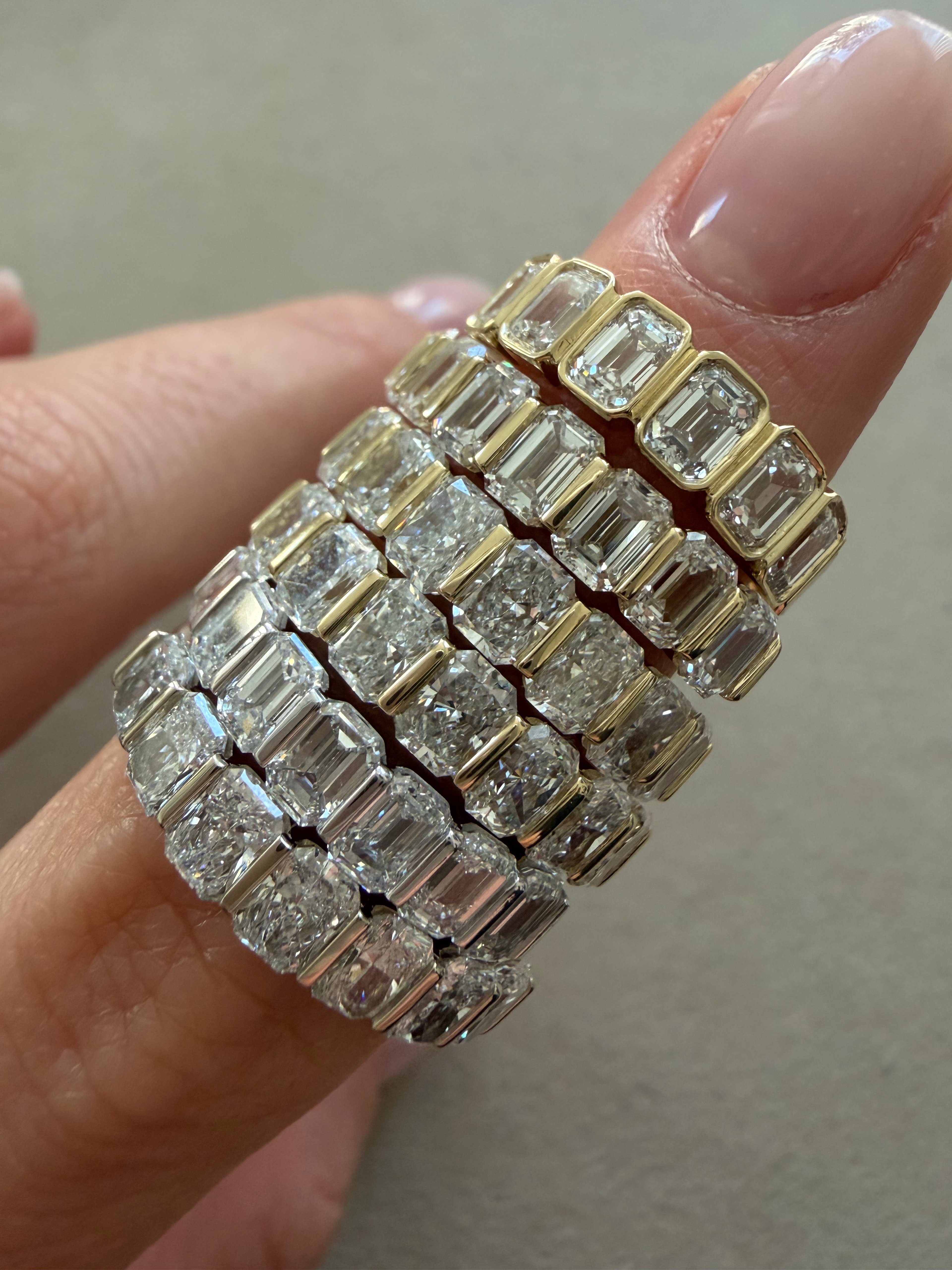 Radiant Wall-Set Ring
