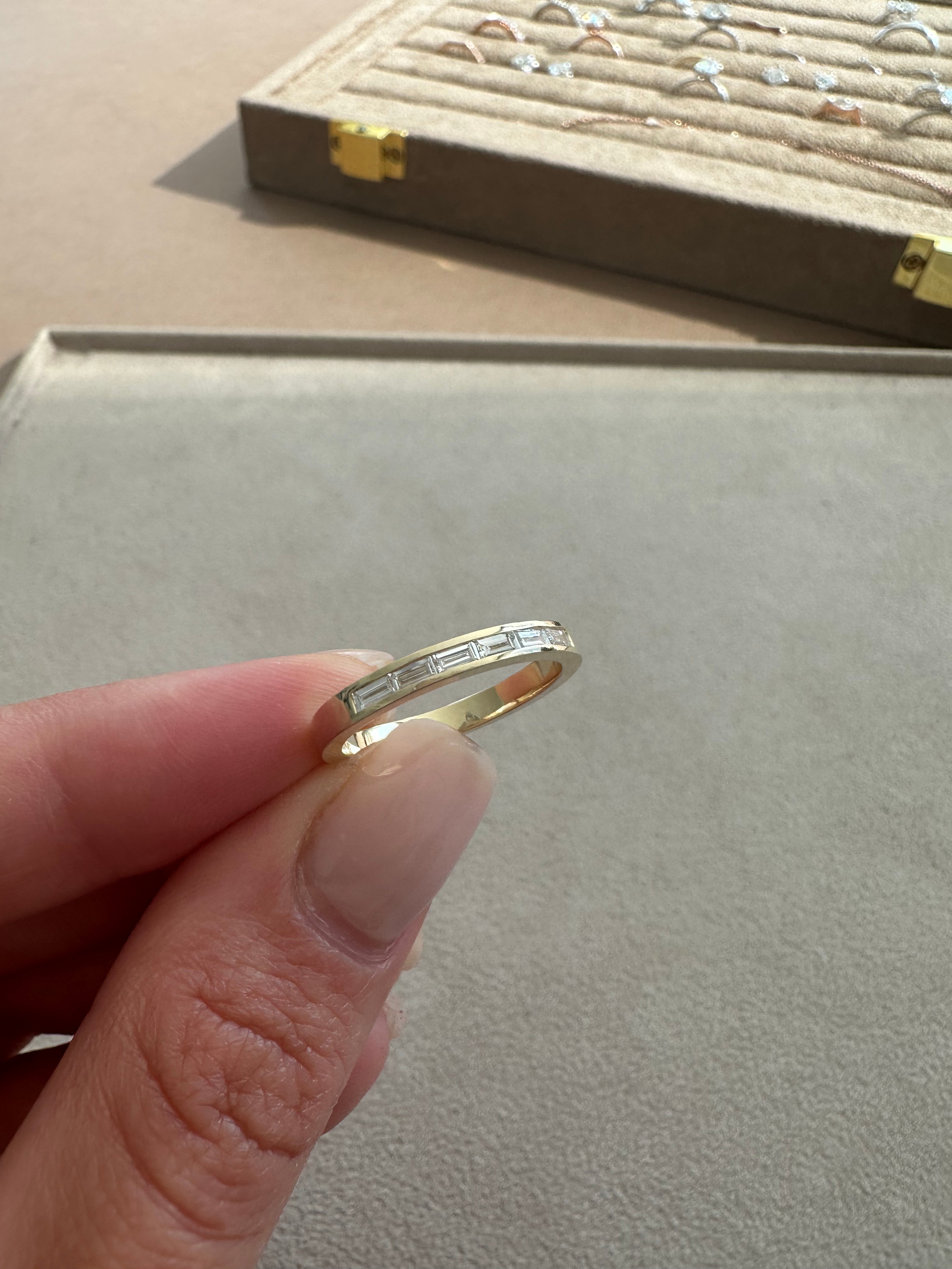 Channel Baguette Ring