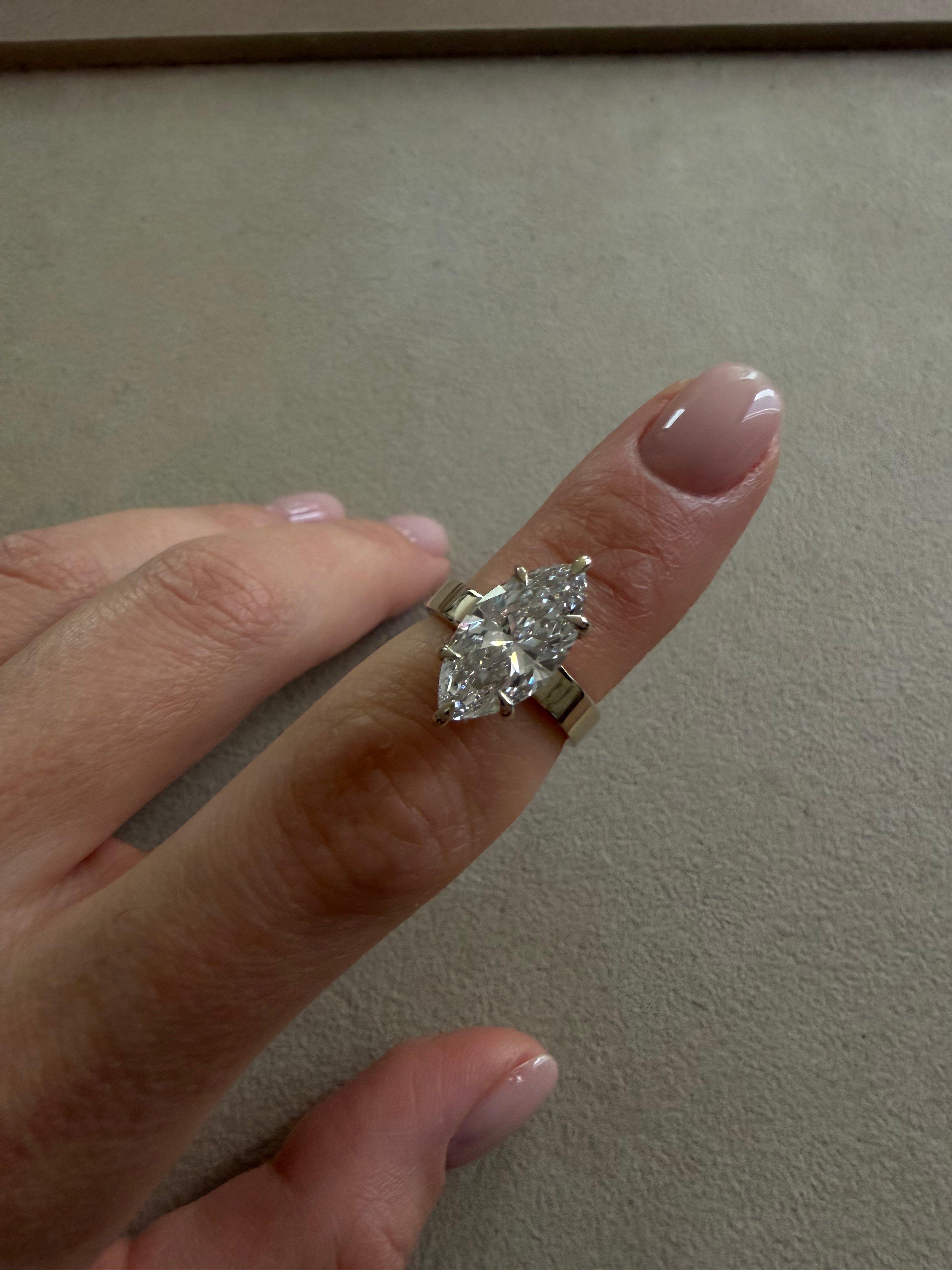 Marquise Solitaire Ring