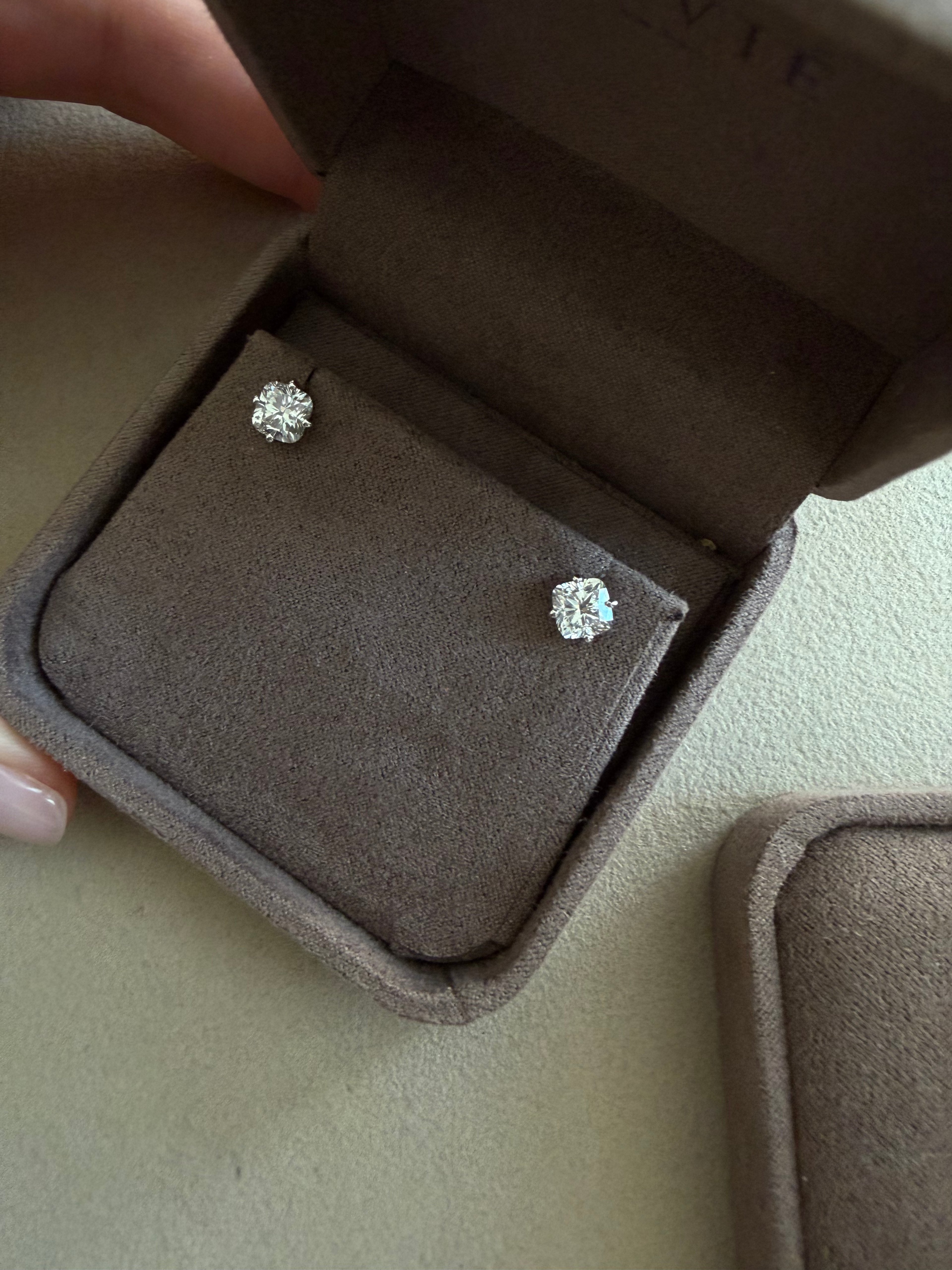 Square Cushion Earrings