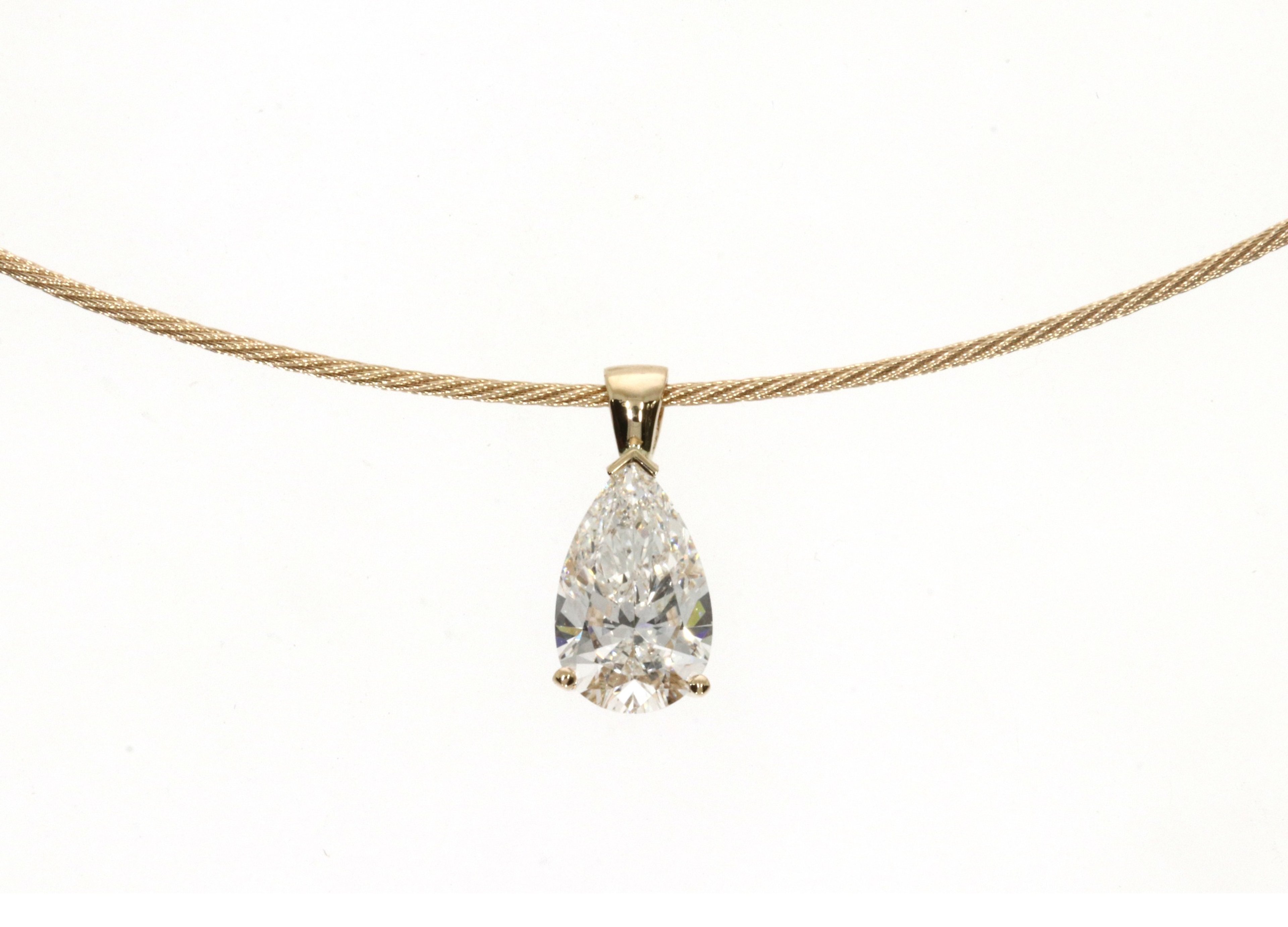 Pear Collar Necklace