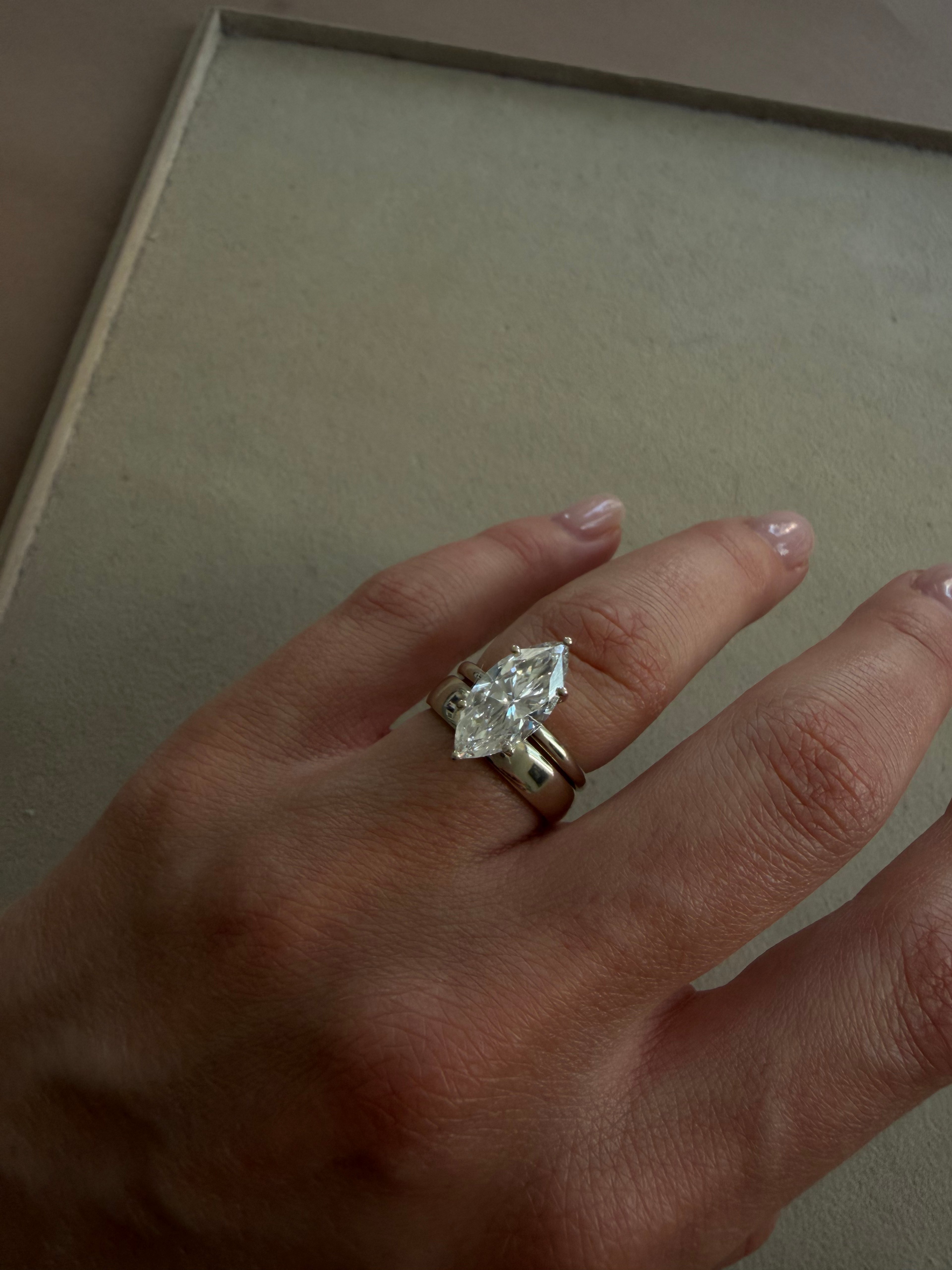 Marquise Solitaire Ring