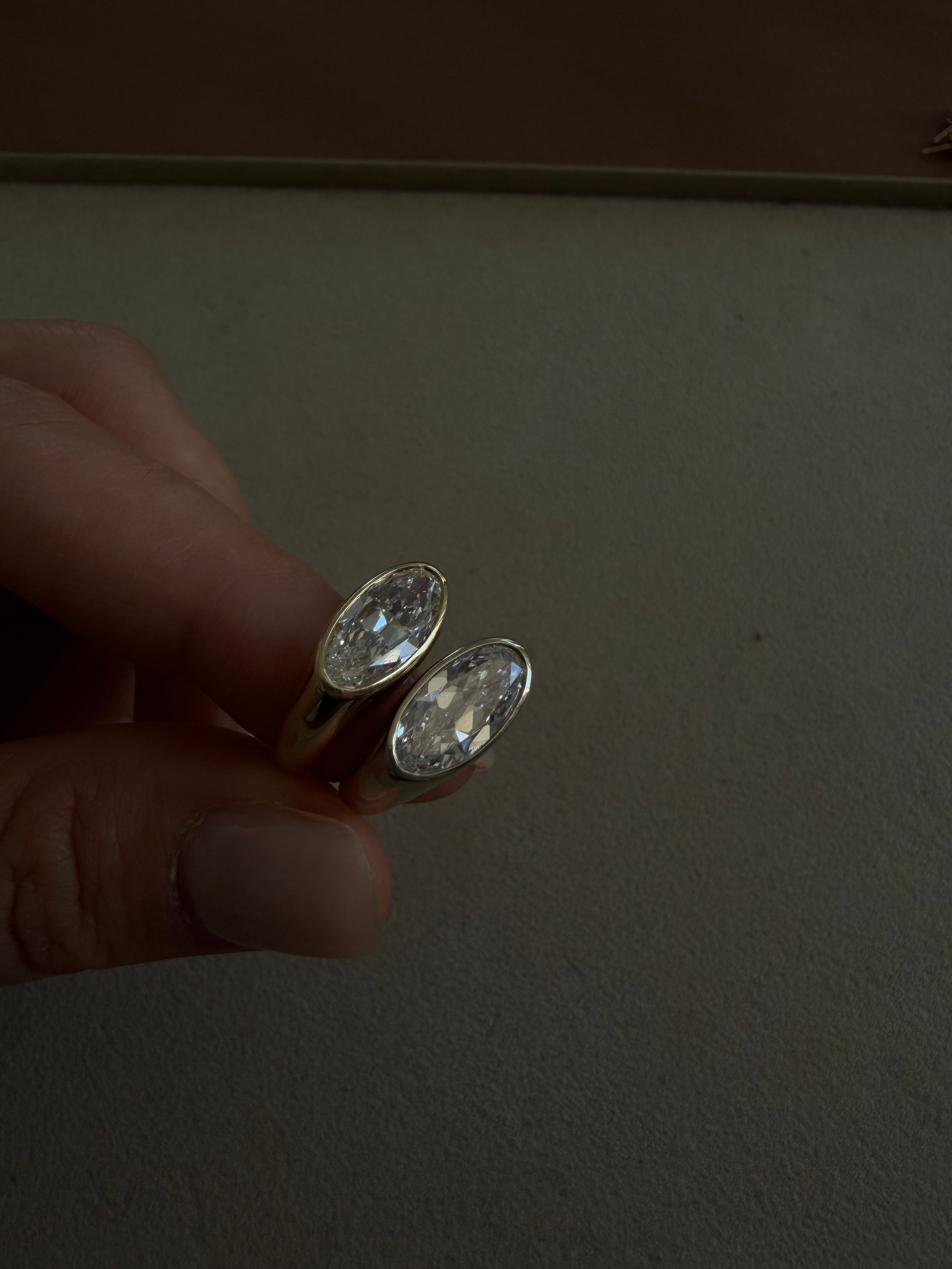 Old Cut Oval Ring