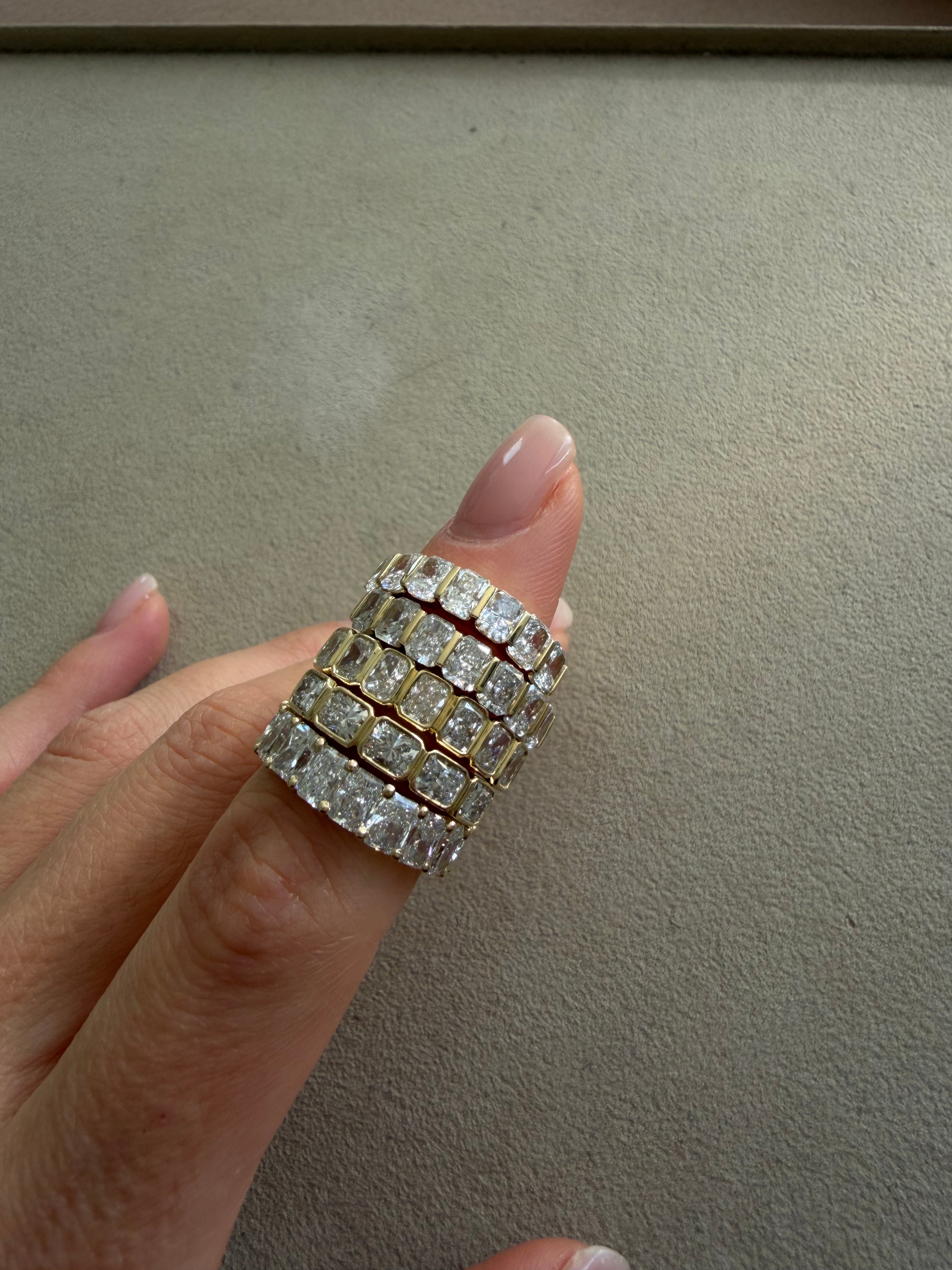 Radiant Wall-Set Ring