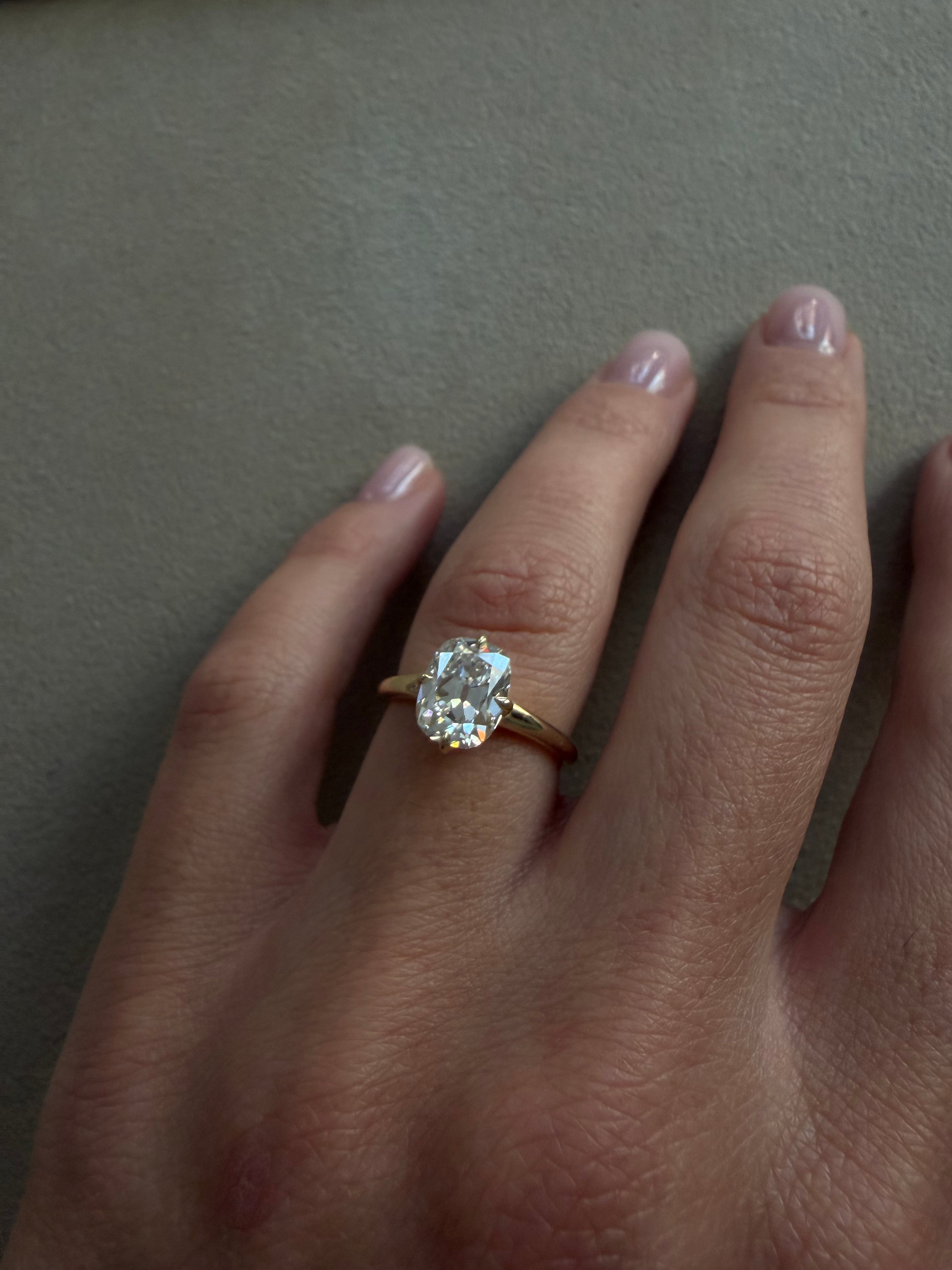 Old Cut Solitaire Ring