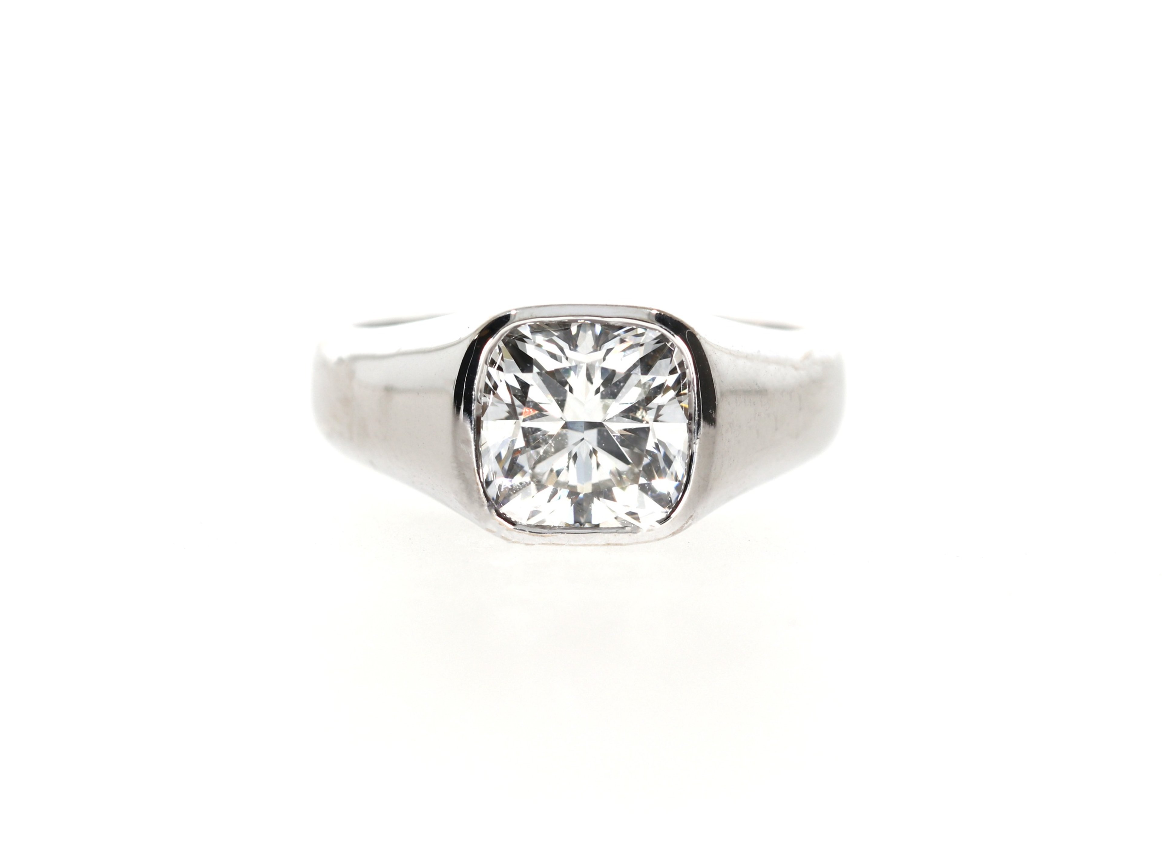 Bold Square Cushion Ring