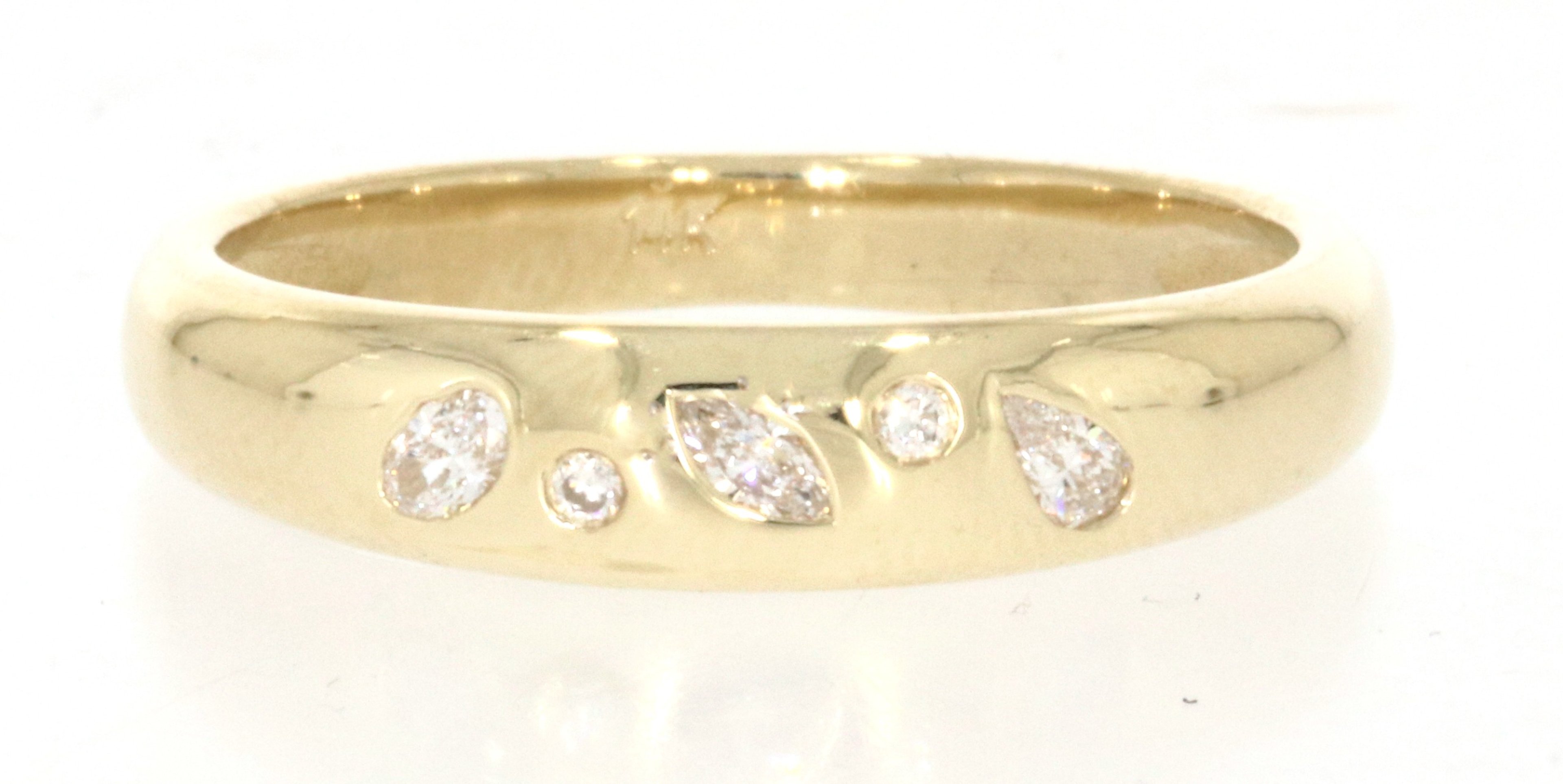 Mixed Diamond Signet Ring