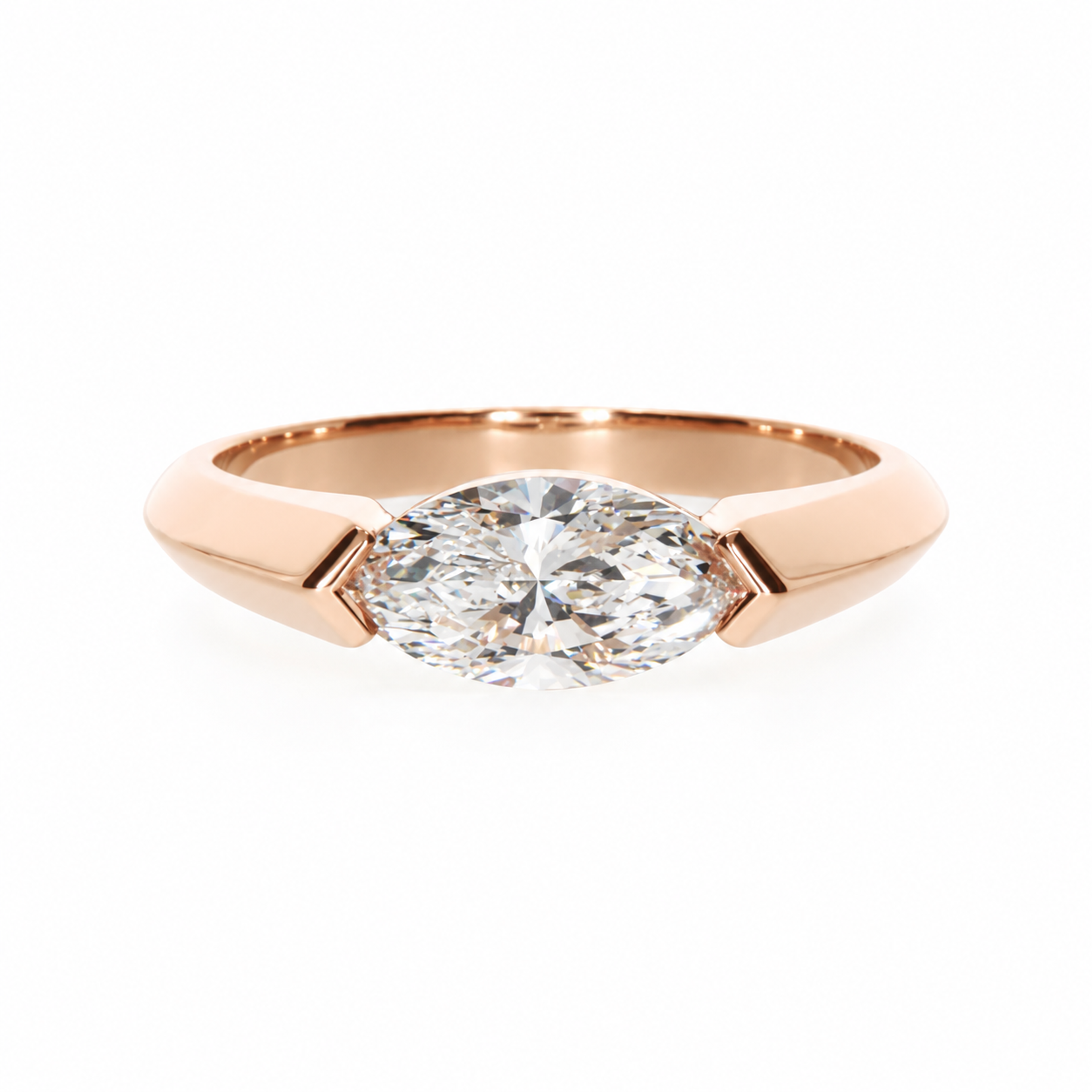 East-West Marquise Band
