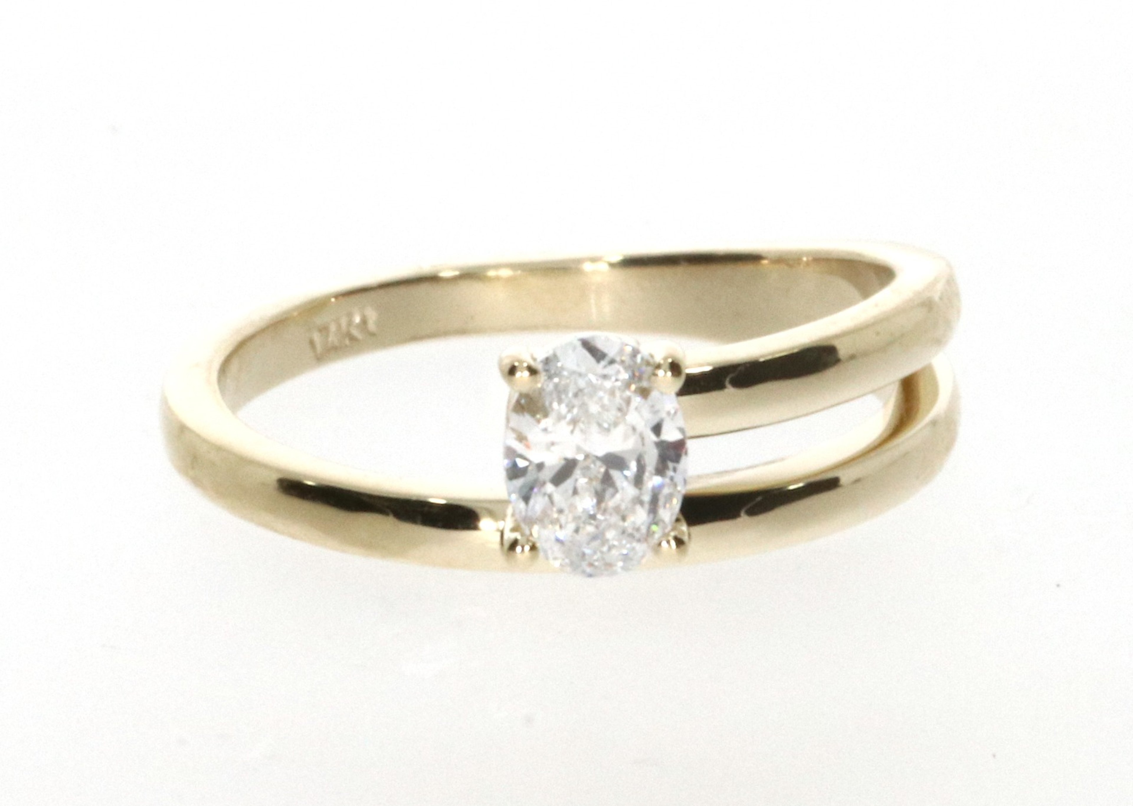 Oval One-and-a-Half Ring