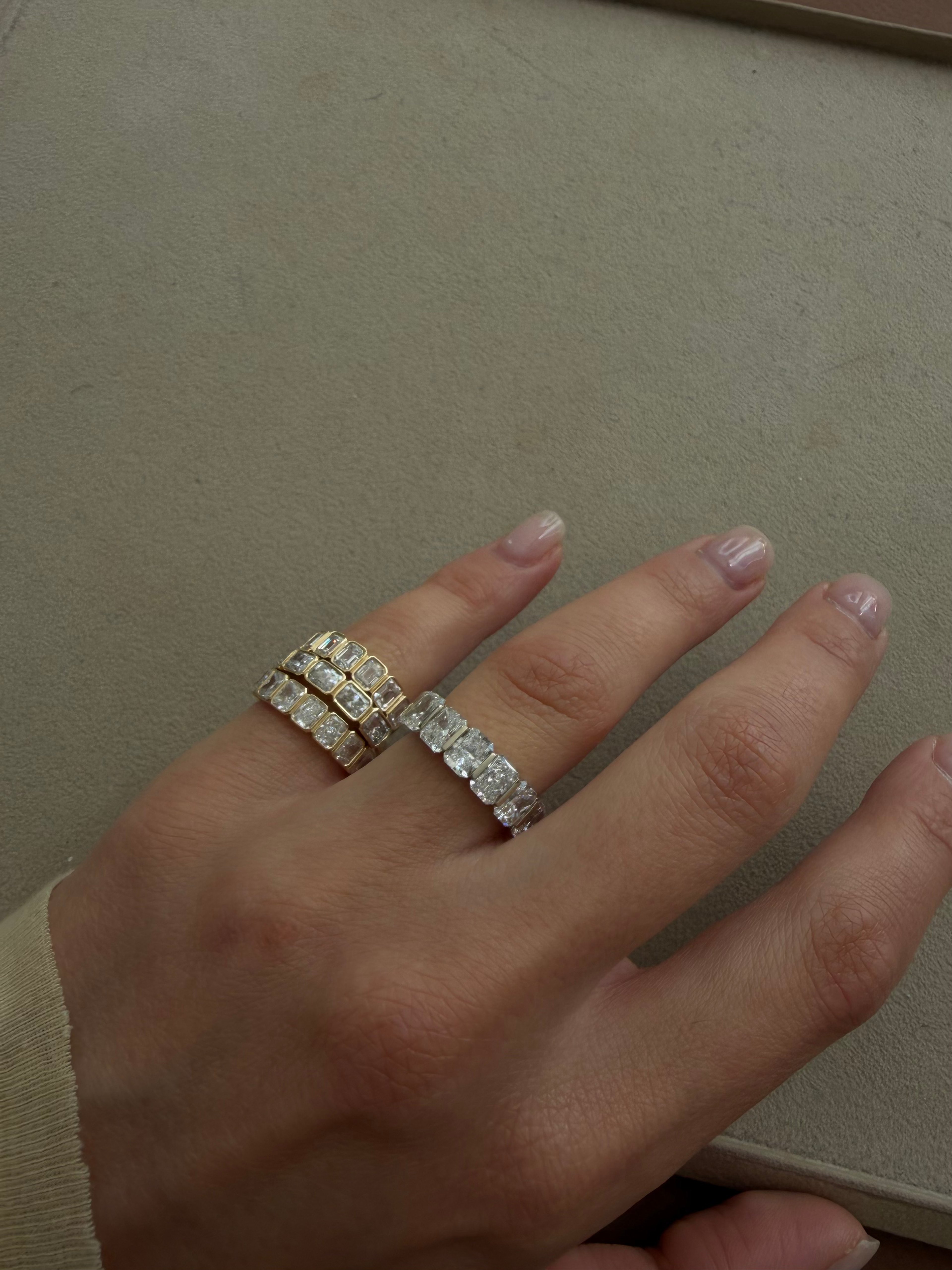 Radiant Wall-Set Ring